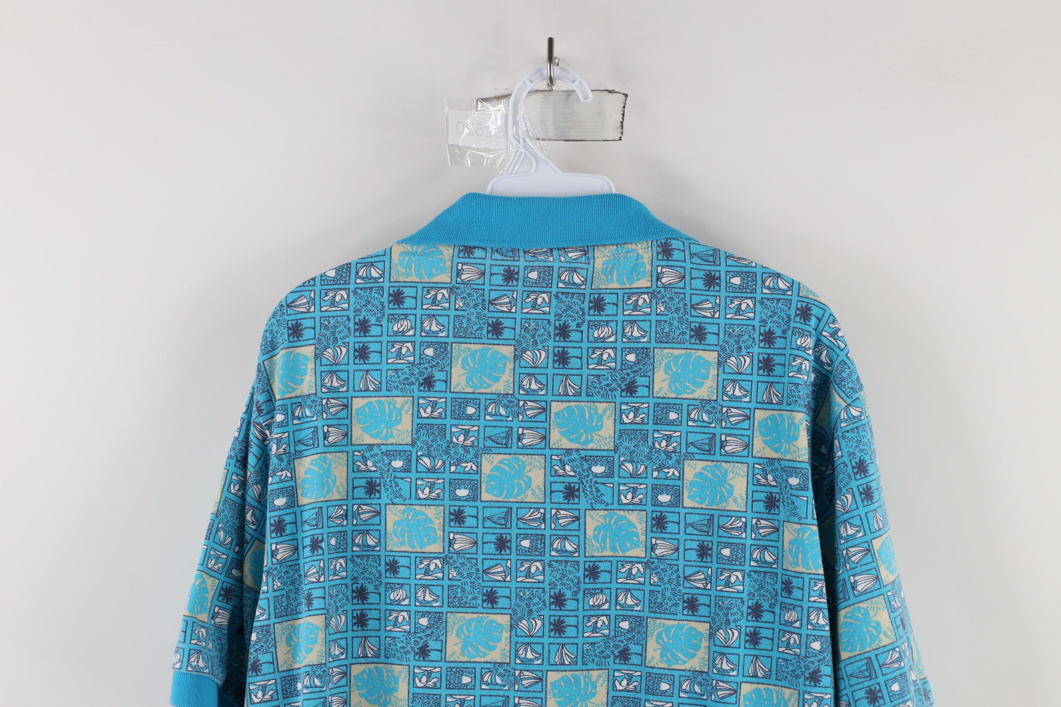 Vintage Vintage 90s Streetwear Beach Sailing Pullover Polo Shirt Size US XL / EU 56 / 4 - 11 Thumbnail