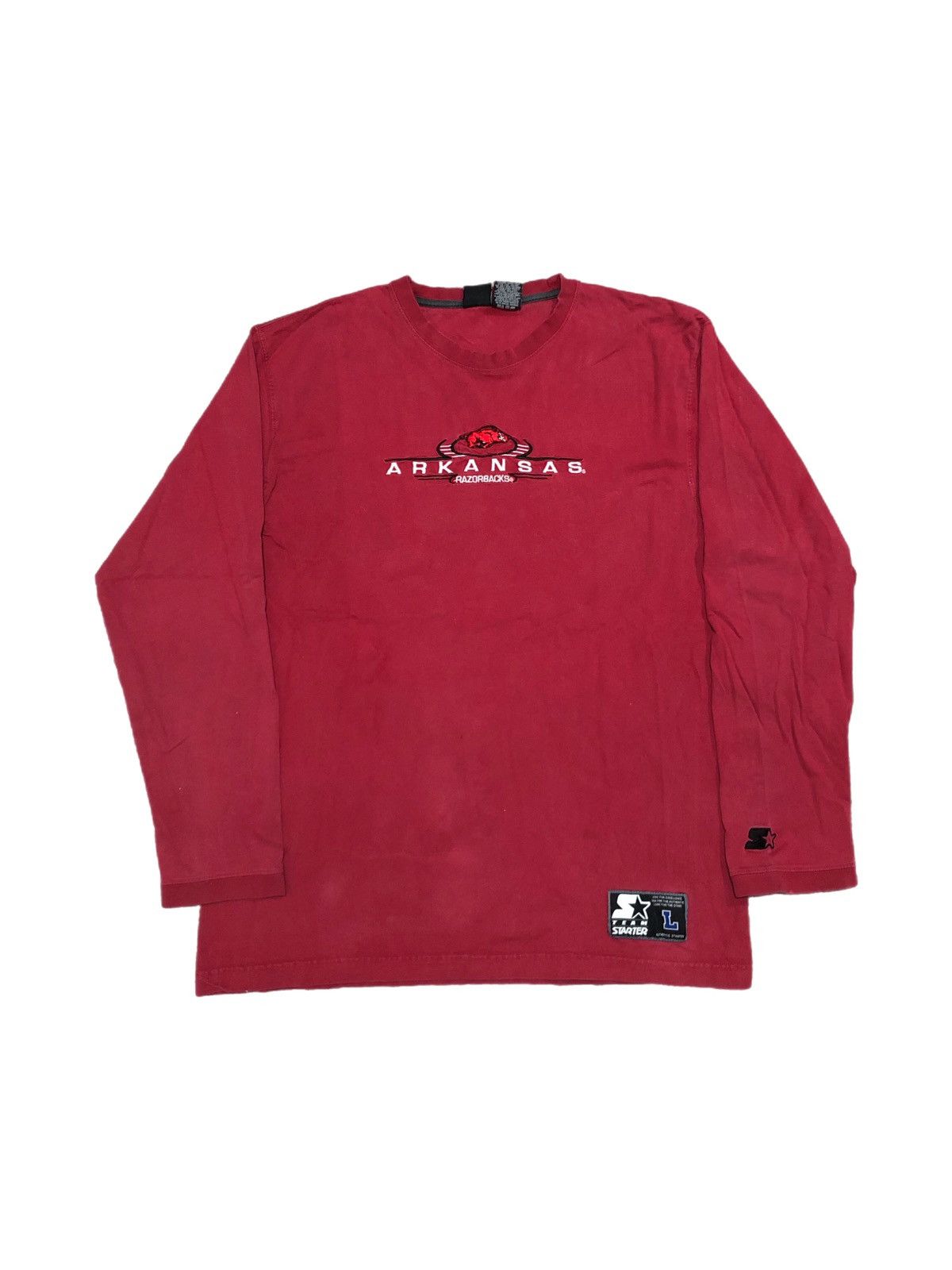 Starter Vintage Arkansas Razorbacks Shirt Football Starter 90s Size US L / EU 52-54 / 3 - 1 Thumbnail