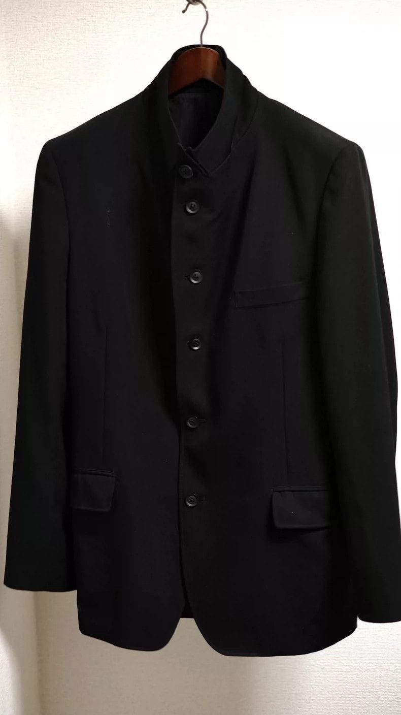 Yohji Yamamoto yohji yamamoto 19ss standing collar jacket 2505-Nextarrow Size US L / EU 52-54 / 3 - 2 Thumbnail