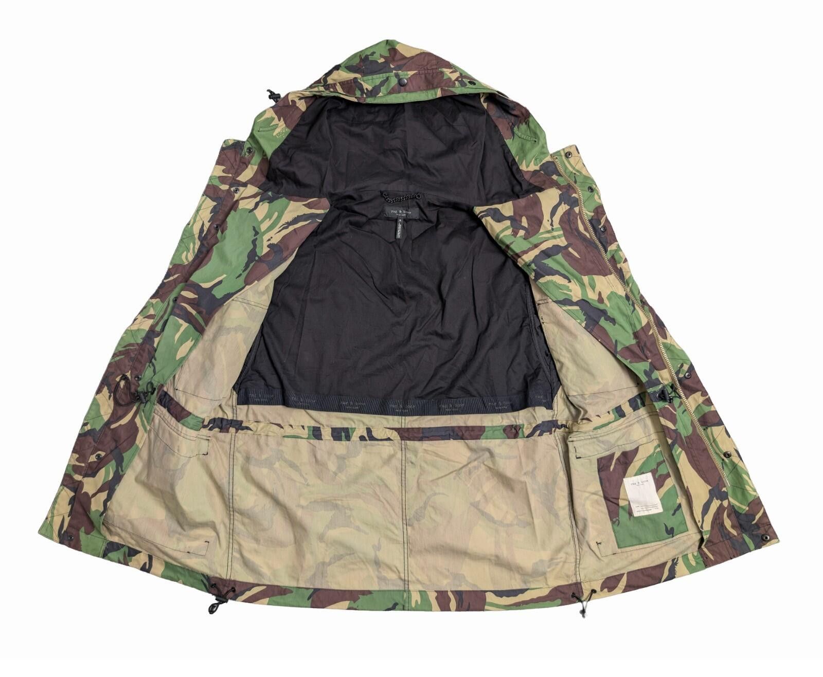 Rag & Bone Rag & Bone DPM Camo Hooded Lightweight Jacket - Boxy Fit Size US L / EU 52-54 / 3 - 3 Thumbnail