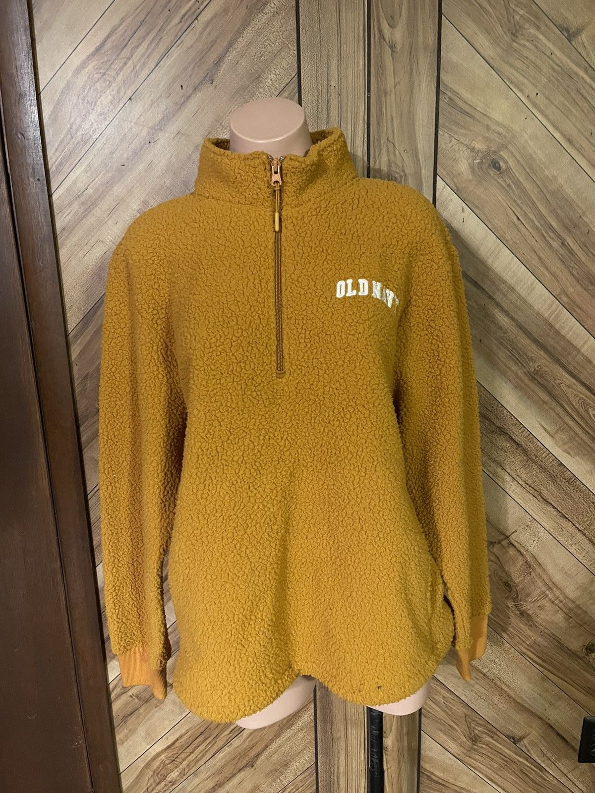 Old Navy Old Navy Men’s Large Dark Orange Sherpa Fleece Jacket Size US L / EU 52-54 / 3 - 2 Thumbnail