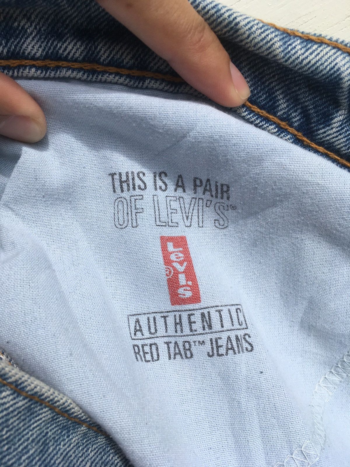 Levi's × Levi's Vintage Clothing × Vintage VINTAGE LEVIS 550 JEANS LIGHT BLUE SINGLE R Size US 31 - 7 Thumbnail