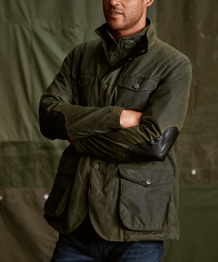 Barbour size M ~BARBOUR OGSTON WAX Jacket MSRP$625 Size US M / EU 48-50 / 2 - 3 Thumbnail