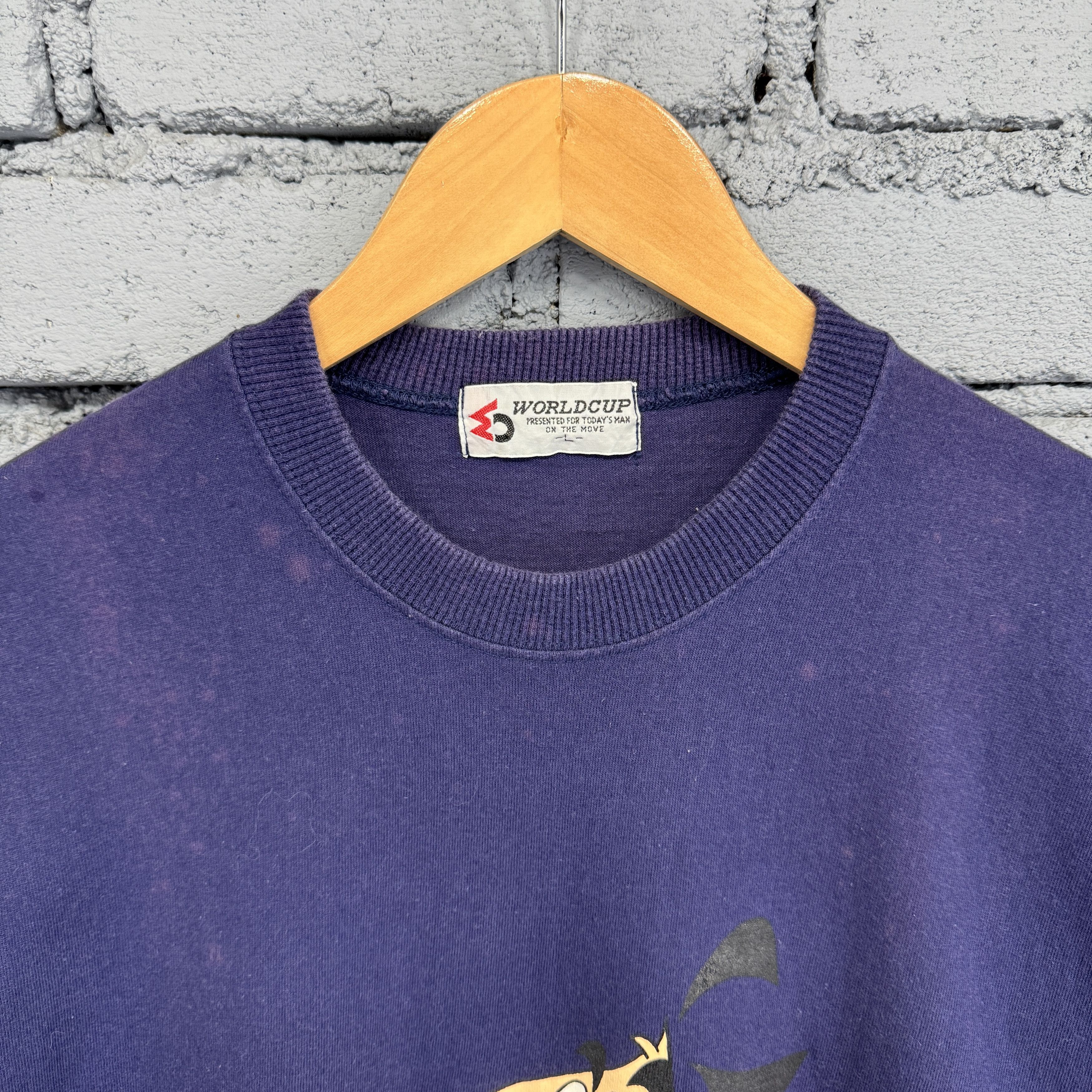 Vintage Vintage Official 94 World Cup USA Crewneck Faded Sweatshirt Size US L / EU 52-54 / 3 - 4 Thumbnail