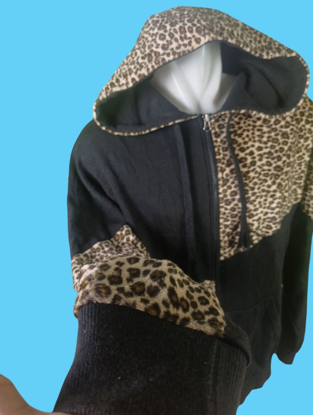 Beauty Beast × Hysteric Glamour × Japanese Brand Leopard Batwing Zip Hoodie if6was9 LGB style "No Tags" Size US XL / EU 56 / 4 - 22 Thumbnail
