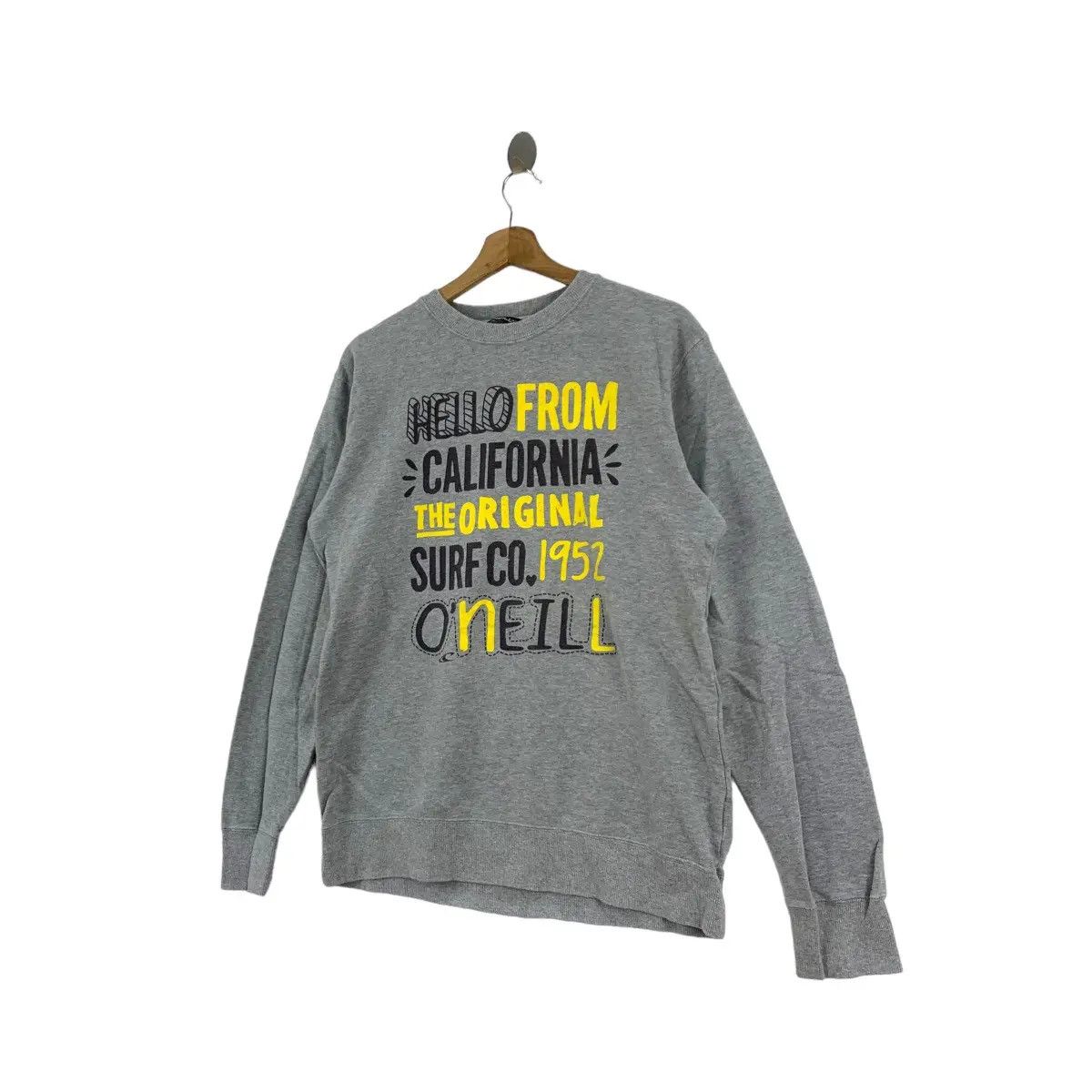 O'Neill ONEILL SURFING LONGBOARD Hello From California Sweatshirt Size XL / US 12-14 / IT 48-50 - 4 Thumbnail