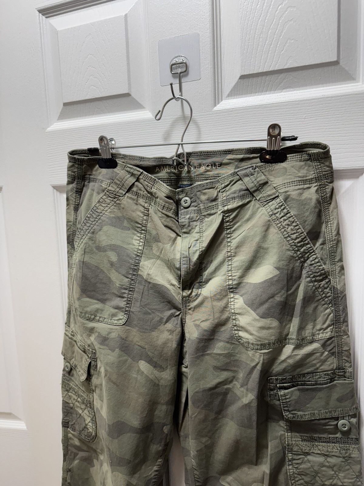 American Eagle Outfitters American Eagle Camo Cargo Pants RealTree Oversized Military Size US 34 / EU 50 - 5 Thumbnail