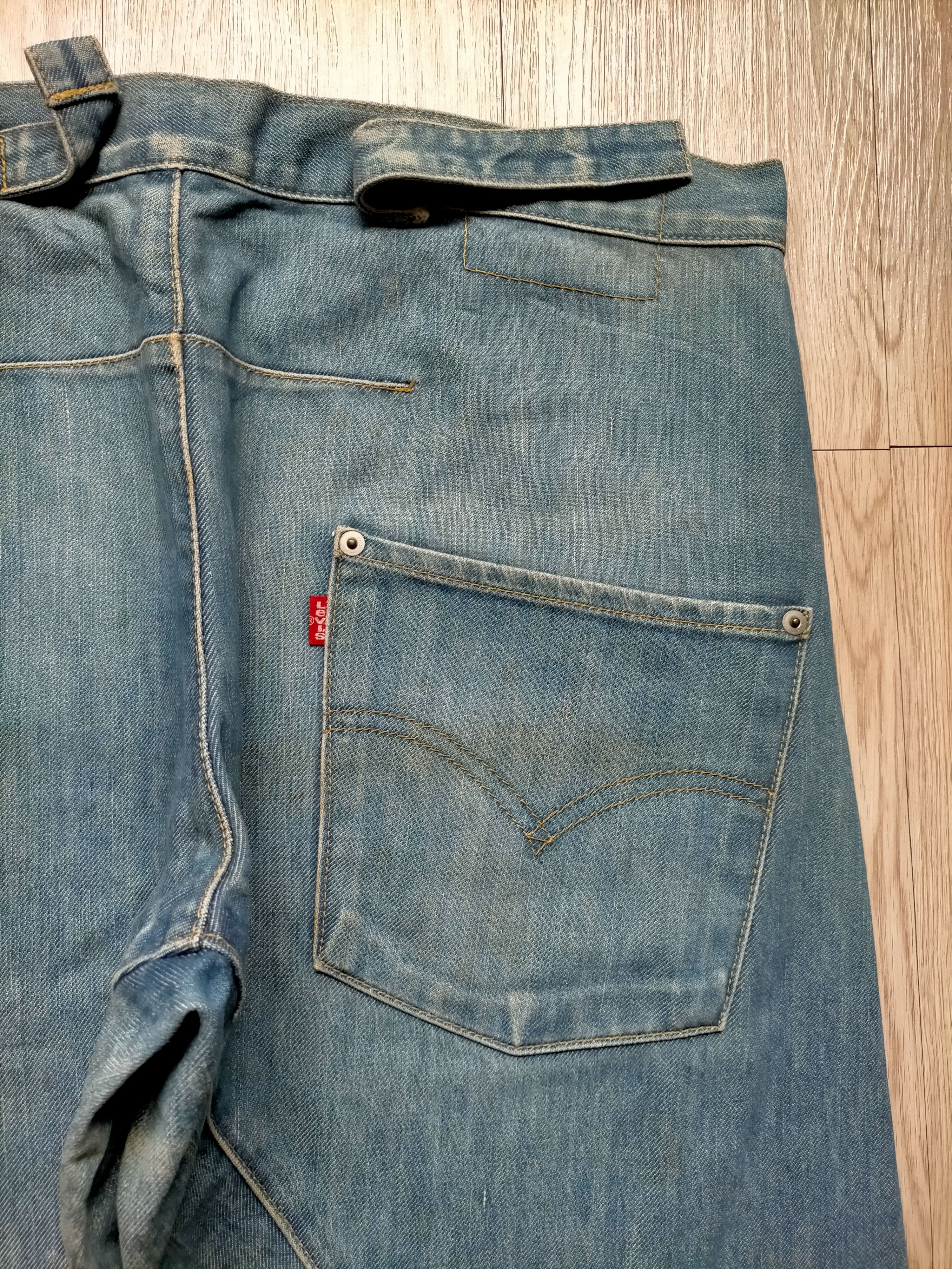 Levi's Vintage Levis Engineering Loose Single pocket jeans Size US 34 / EU 50 - 4 Thumbnail