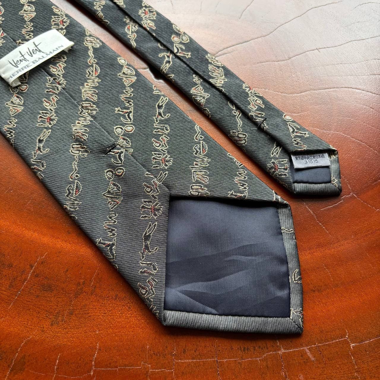 Pierre Balmain Pierre Balmain Vent Vent Aztec Design Necktie Size ONE SIZE - 6 Thumbnail