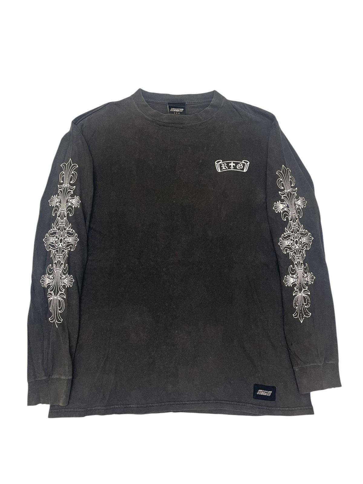 Vintage Vintage 1995 Los Angeles RIGO USA Distressed Longsleeve Tee Size US XL / EU 56 / 4 - 2 Thumbnail