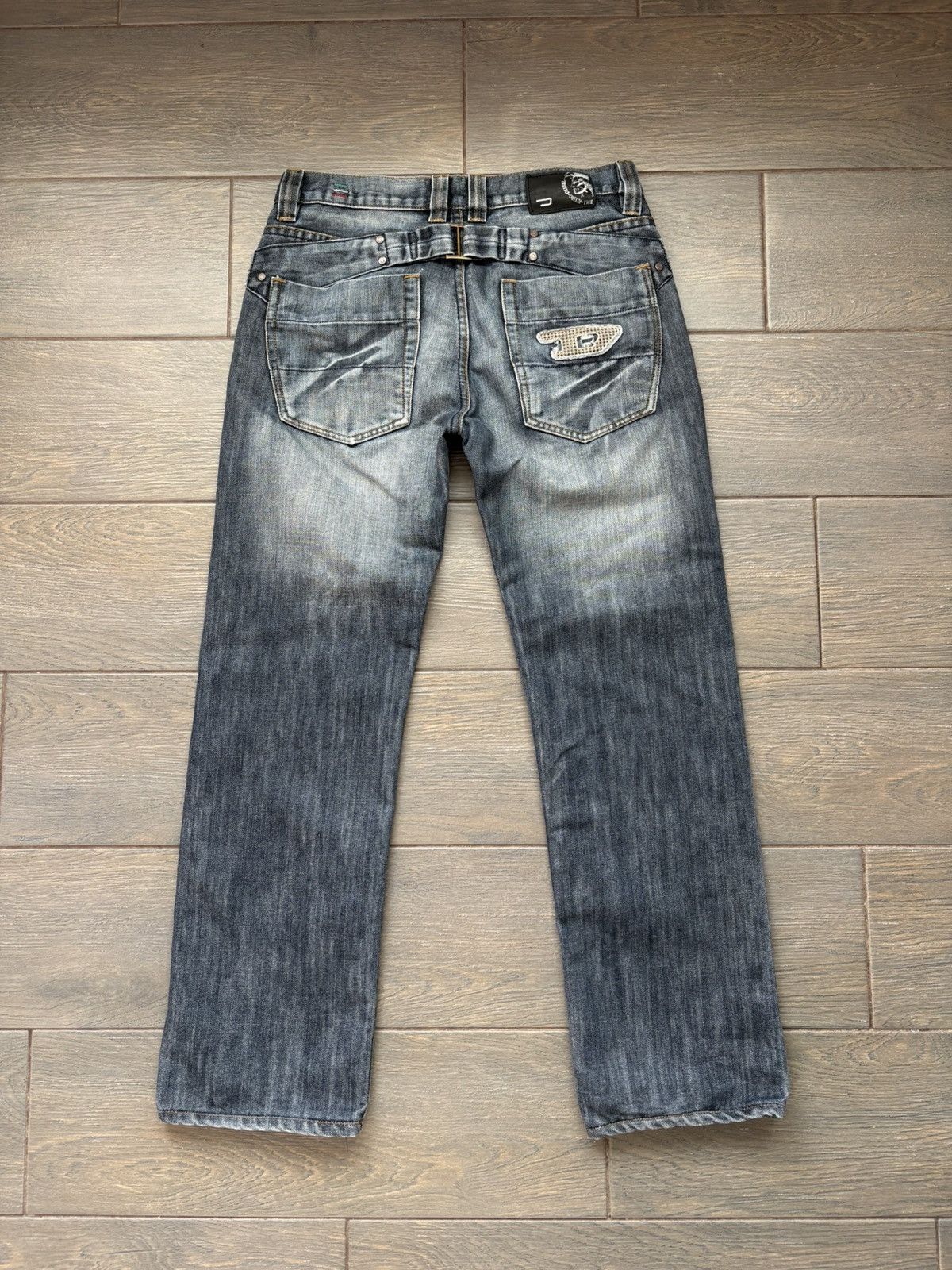Diesel Diesel Buckle Back Logo Pocket Denim Pants Men’s size 32 Size US 32 / EU 48 - 1 Thumbnail