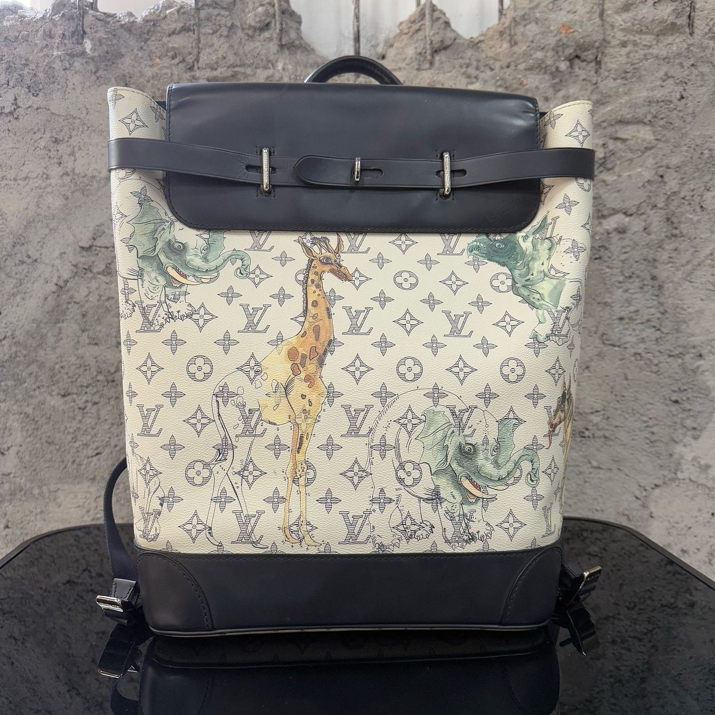 louis vuitton animal print backpack Wild Palm Springs PM 1922569  FASHIONPHILE The Palm Springs PM features a printed coated canvas body Louis Vuitton Leopard Palm Springs