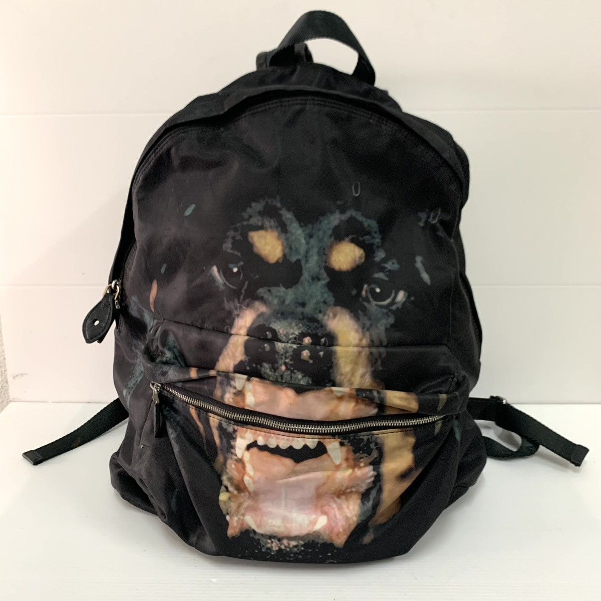 Givenchy Givenchy Black Dogs Backpack Bag Size ONE SIZE - 1 Thumbnail