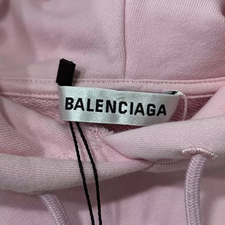 Balenciaga Balenciaga Crew Pink Hoodie 2502-Nextarrow Size US S / EU 44-46 / 1 - 7 Thumbnail