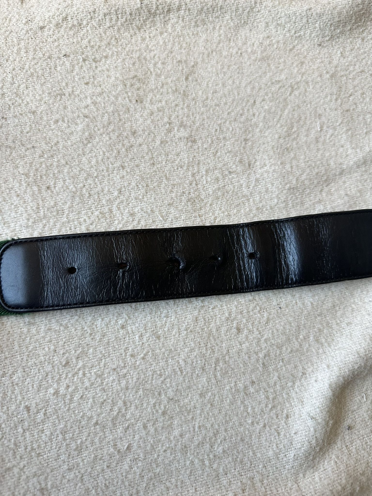 Gucci Gucci Belt Web Green and Red Interlocking G Classic Size 36 - 7 Thumbnail
