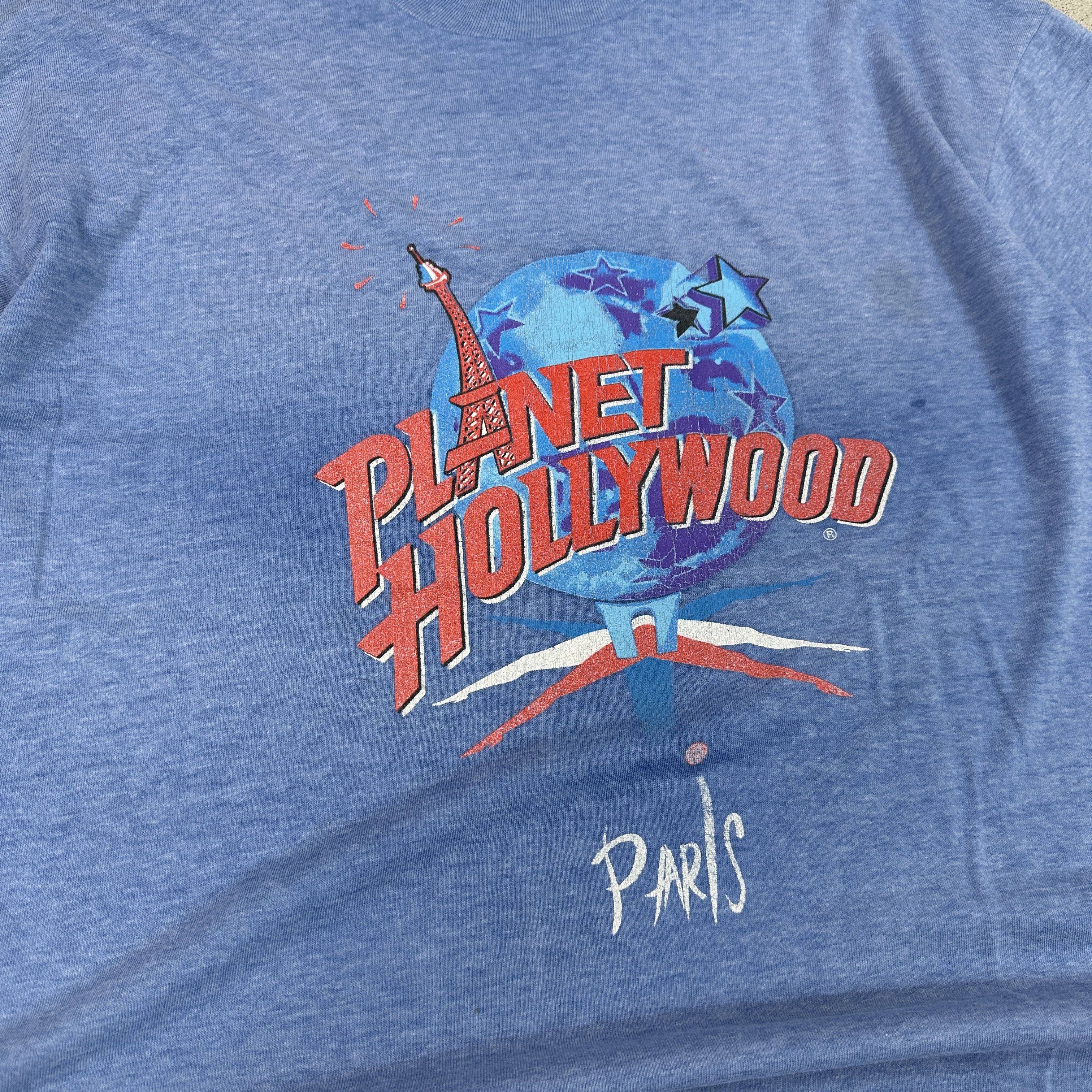 Vintage Vintage Old school Skater Planet Hollywood 90s T-shirt Size US M / EU 48-50 / 2 - 2 Thumbnail