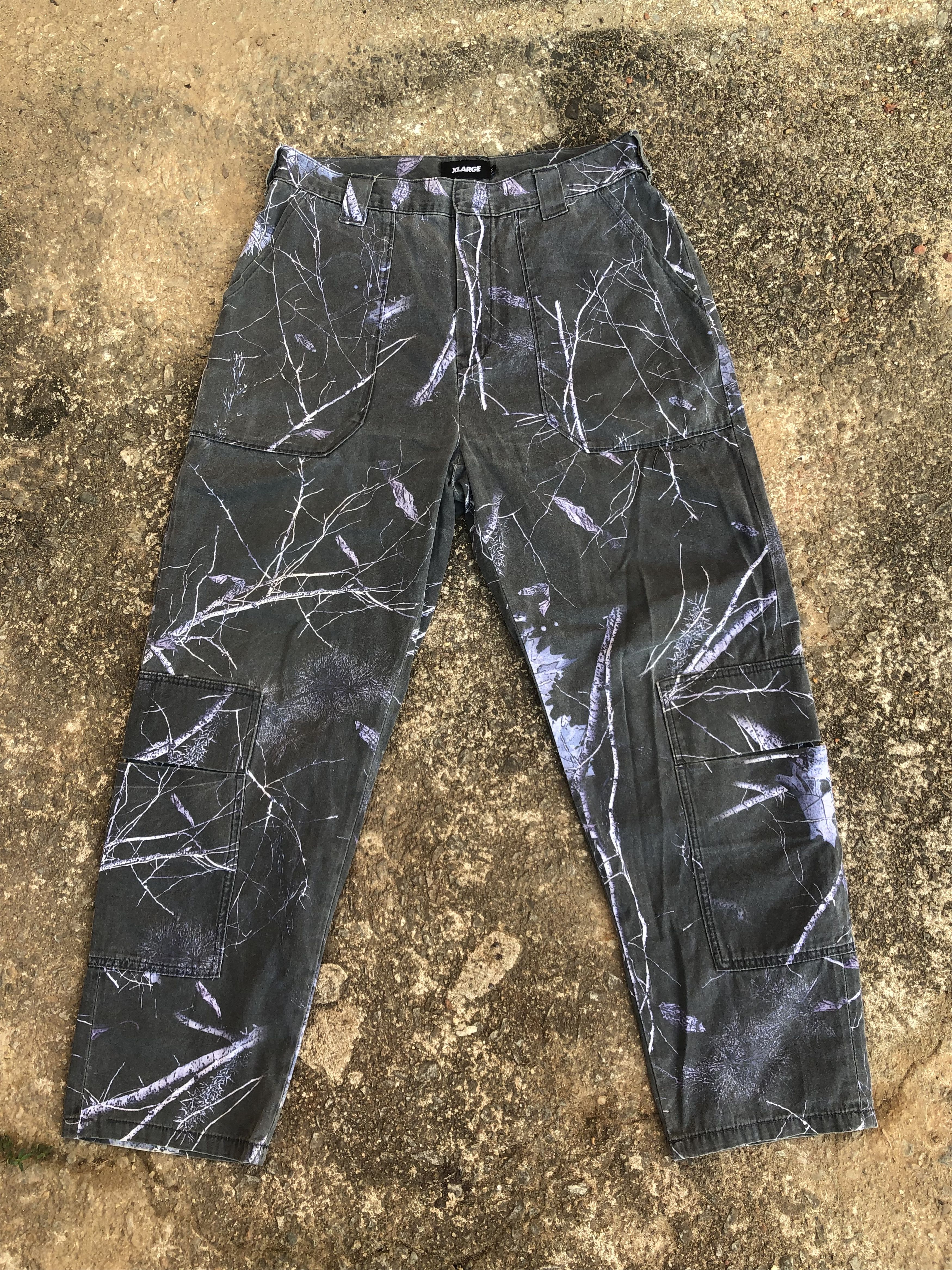 X-LARGE 🔥Vintage X-LARGE Real Tree Design Cargo Camouflage Pants Size US 32 / EU 48 - 3 Thumbnail