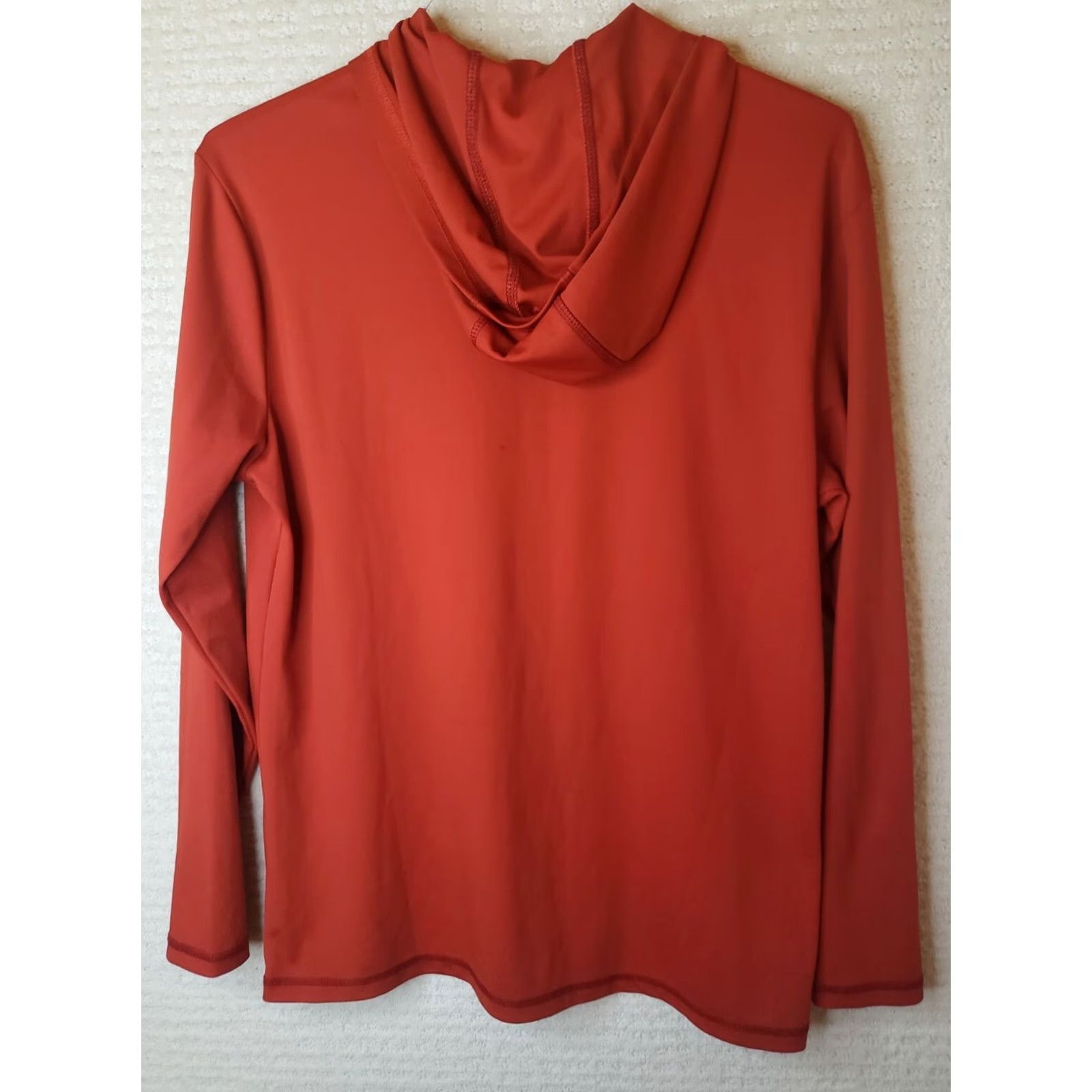 Vintage Ocean & Coast Shirt Men S Red UPF Sun Protection Hooded T-Shirt New! Size US S / EU 44-46 / 1 - 5 Thumbnail