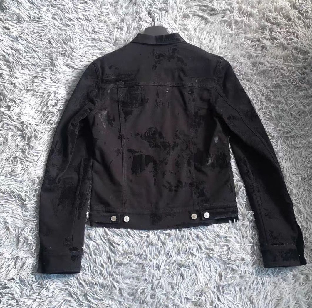 Dior Dior Black Distressed Denim Jacket Size 46-2506 Size US S / EU 44-46 / 1 - 7 Thumbnail
