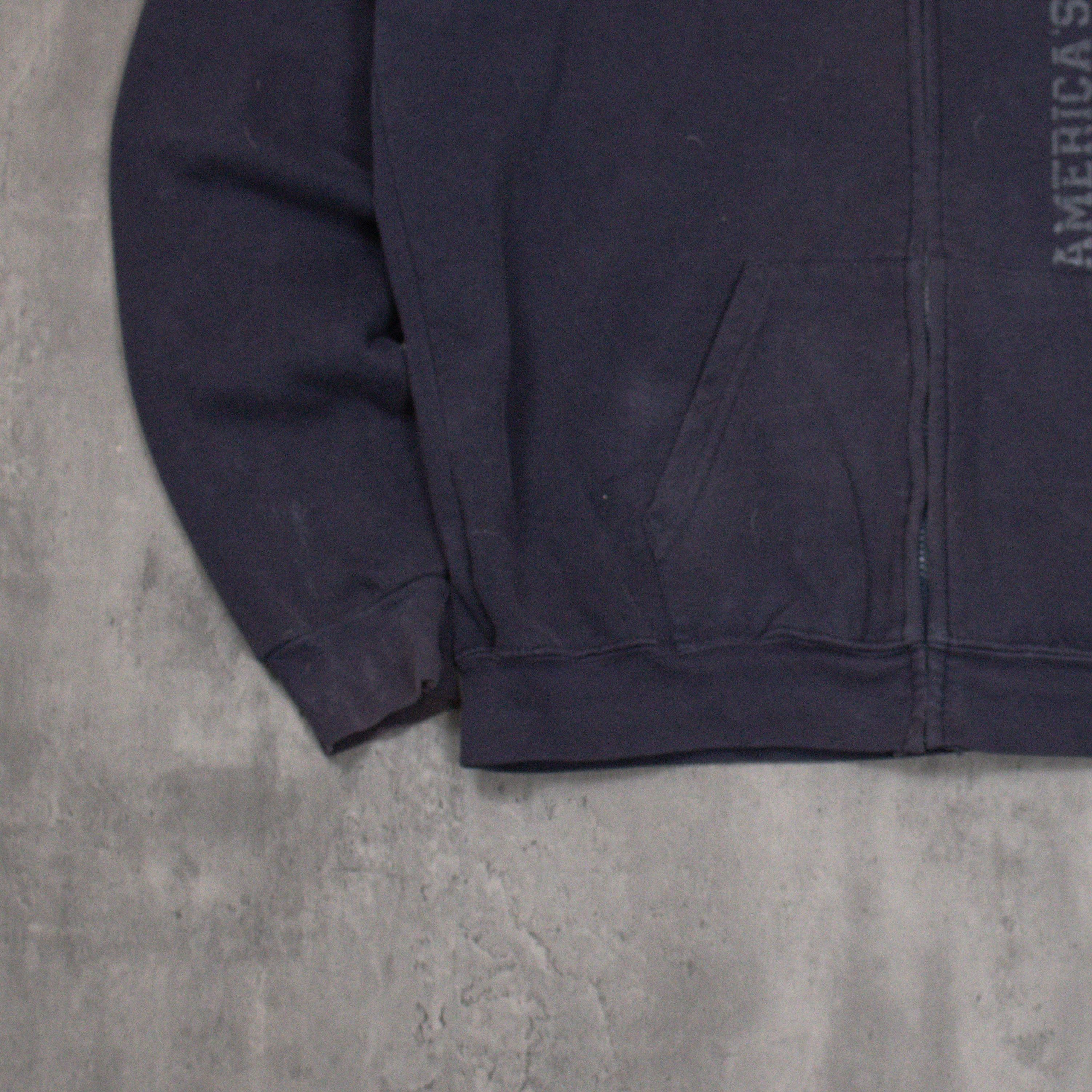 Japanese Brand Vintage VTG Y2K 2000's 00's San Francisco AOP Navy Hoodie Size US M / EU 48-50 / 2 - 5 Thumbnail
