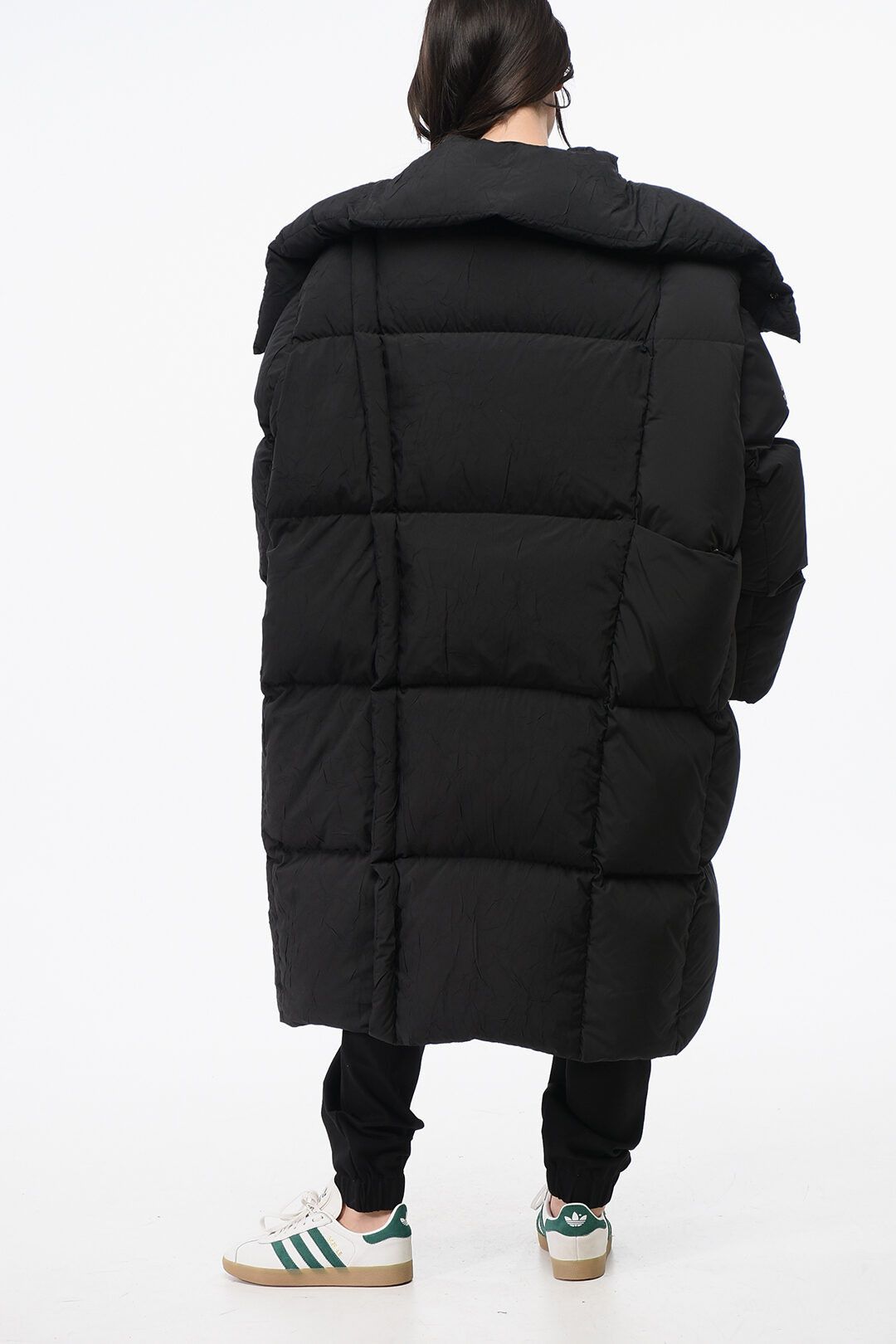 Maison Margiela og1mm0825 Quilted Maxi Down Jacket in Black Size M / US 6-8 / IT 42-44 - 2 Thumbnail