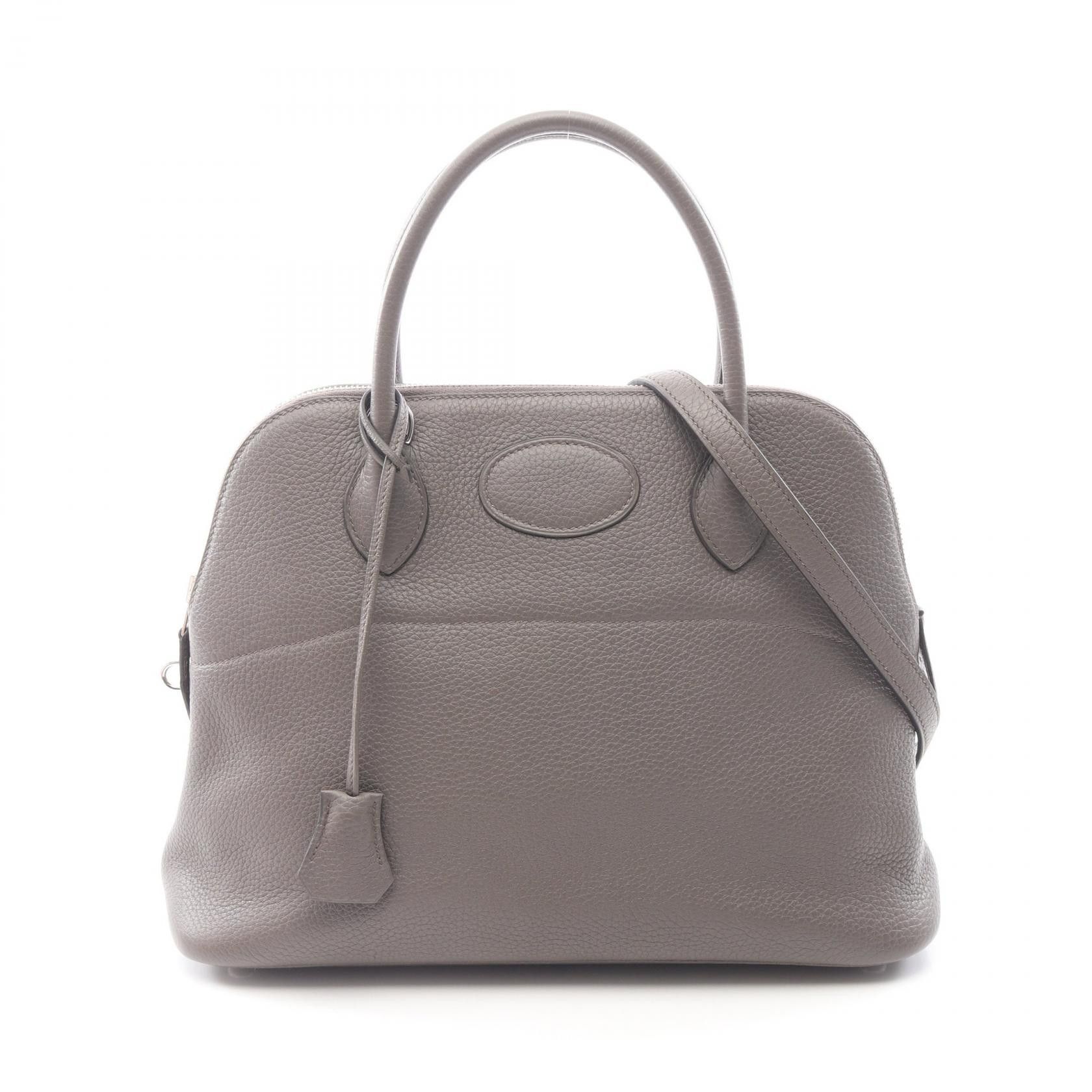 Hermes Hermes Hermes Bolide31 Calfskin Handbag Leather Handbag C DUTY FREE for USA Size ONE SIZE - 1 Thumbnail