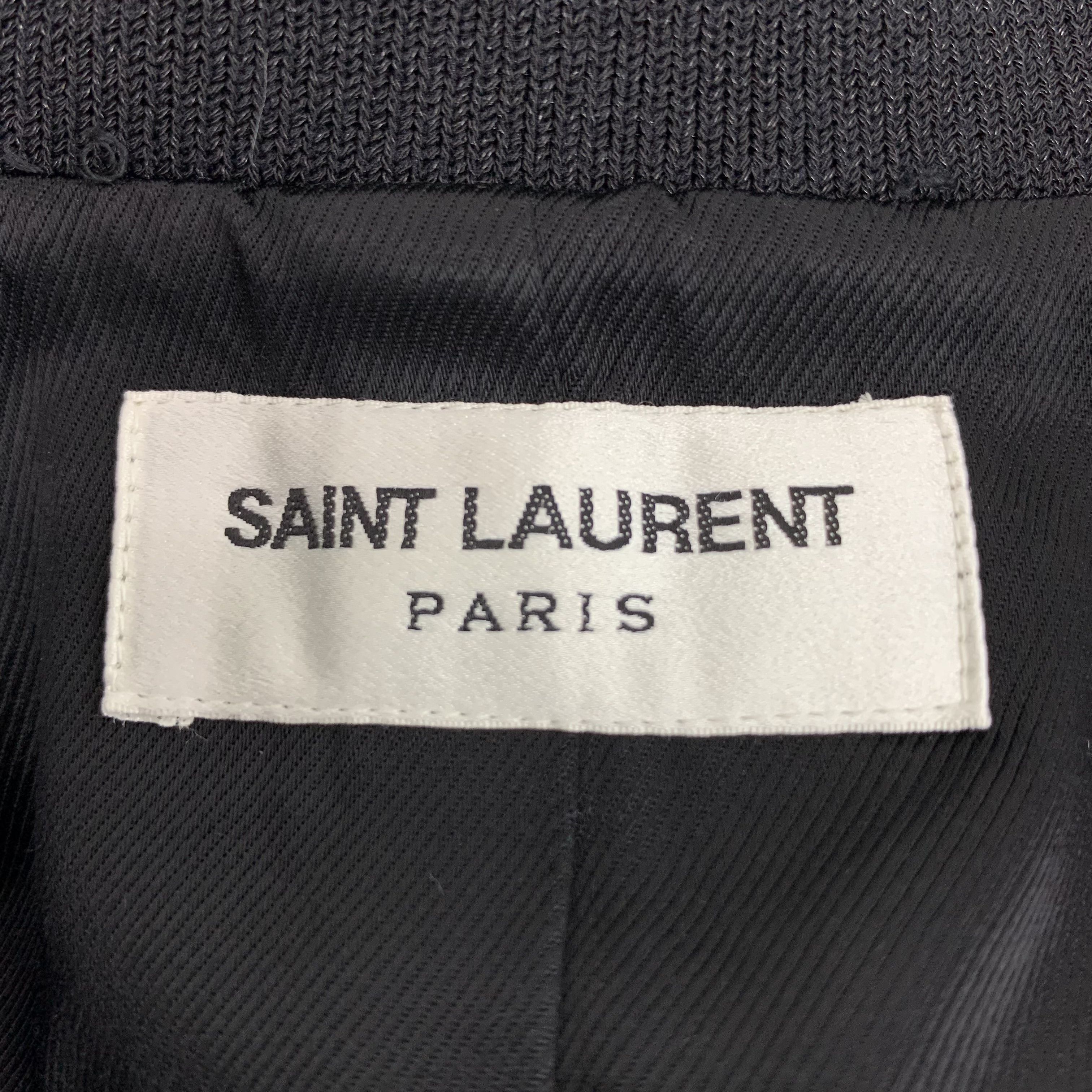 Saint Laurent Paris Saint Laurent Jacket – Blue (Size S) Size S / US 4 / IT 40 - 2 Thumbnail