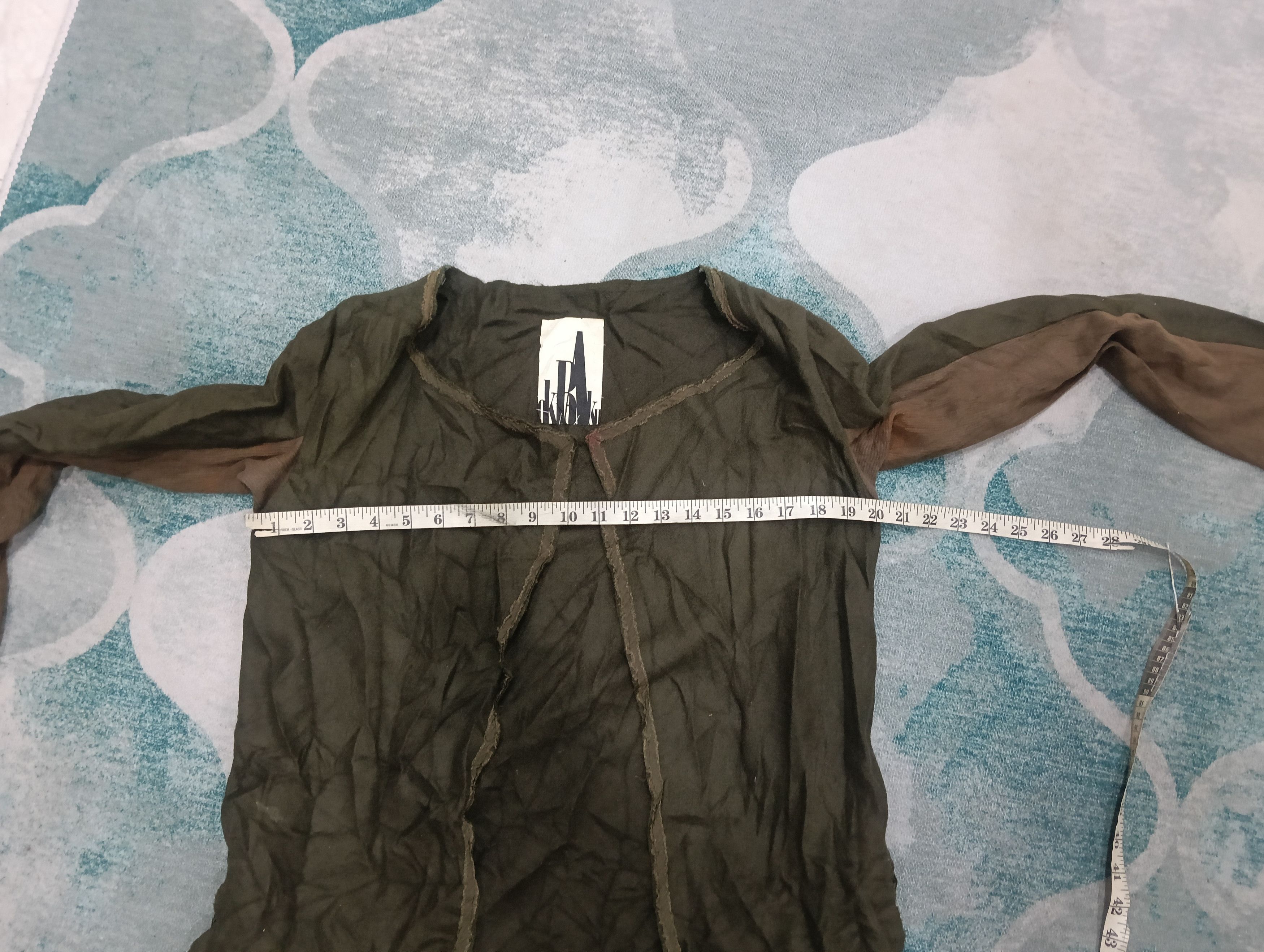 Rick Owens Vintage Okiraku Japanese Brand Like Rick Owen Style Size US XS / EU 42 / 0 - 17 Thumbnail