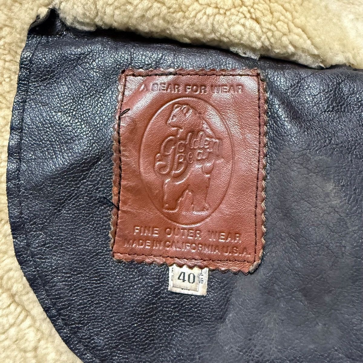 Golden Bear Vintage 80s Golden Bear Scovill Mouton Flight B3 Jacket Size US M / EU 48-50 / 2 - 12 Thumbnail