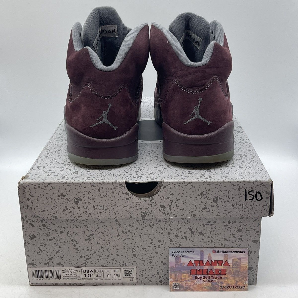Jordan Brand Air Jordan 5 burgundy Size US 10.5 / EU 43-44 - 3 Thumbnail