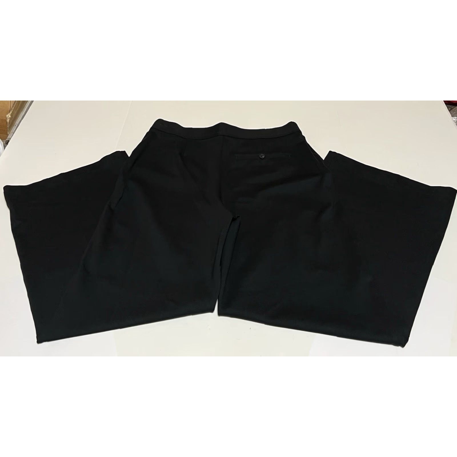 spanx black dress pants Spanx AirEssentials Zero Waistband Wide Leg Pant in Black – Poppy's of  Atlanta main image 1