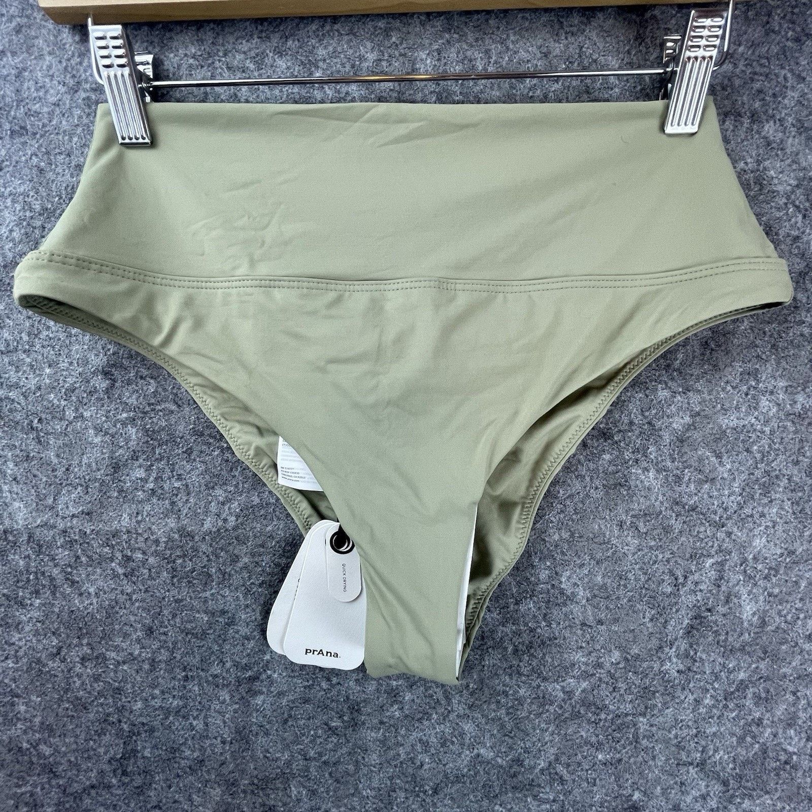 Prana Prana Bikini Bottom Womens Small Aurelia Ruched Sweet Agave Size S / US 4 / IT 40 - 3 Thumbnail