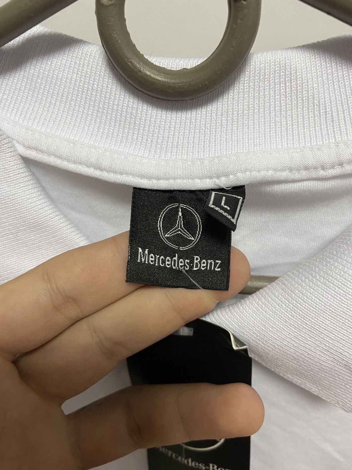 Mercedes-Benz × Vintage Mercedes Benz Racing polo t shirt Big Logo petronas Size US L / EU 52-54 / 3 - 6 Thumbnail