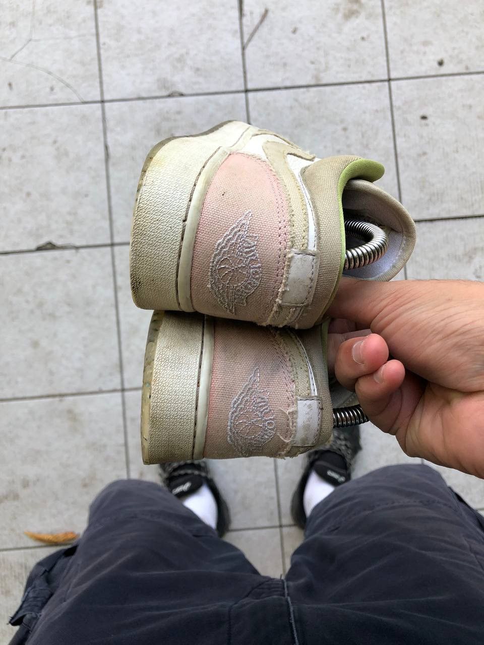 Jordan Brand × Nike VERY RARE NIKE JORDAN 1 LOW RECYCLED SNEAKERS JAPAN STYLE Size US 6.5 / EU 39-40 - 9 Thumbnail