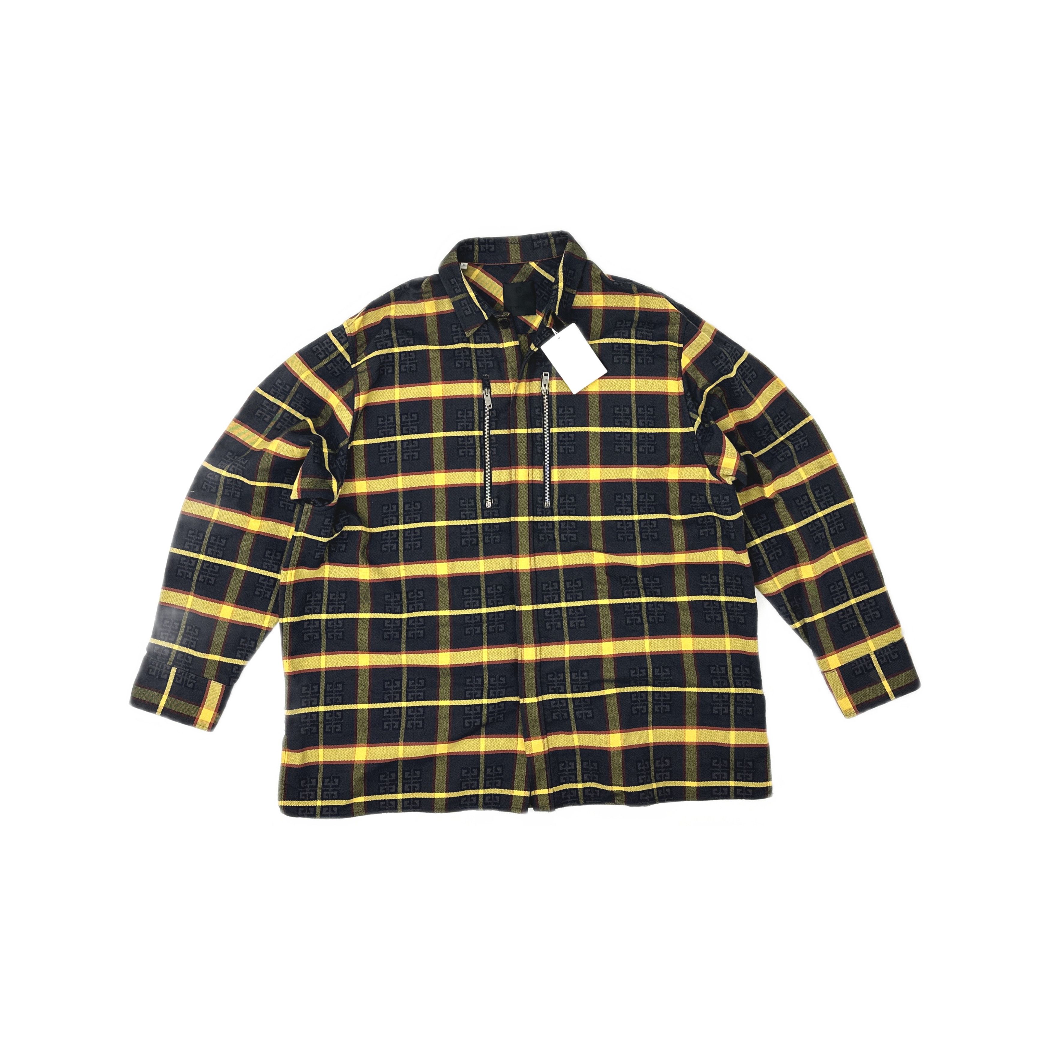Givenchy Givenchy Plaid Zip Shirt Size L Size US XS / EU 42 / 0 - 1 Thumbnail