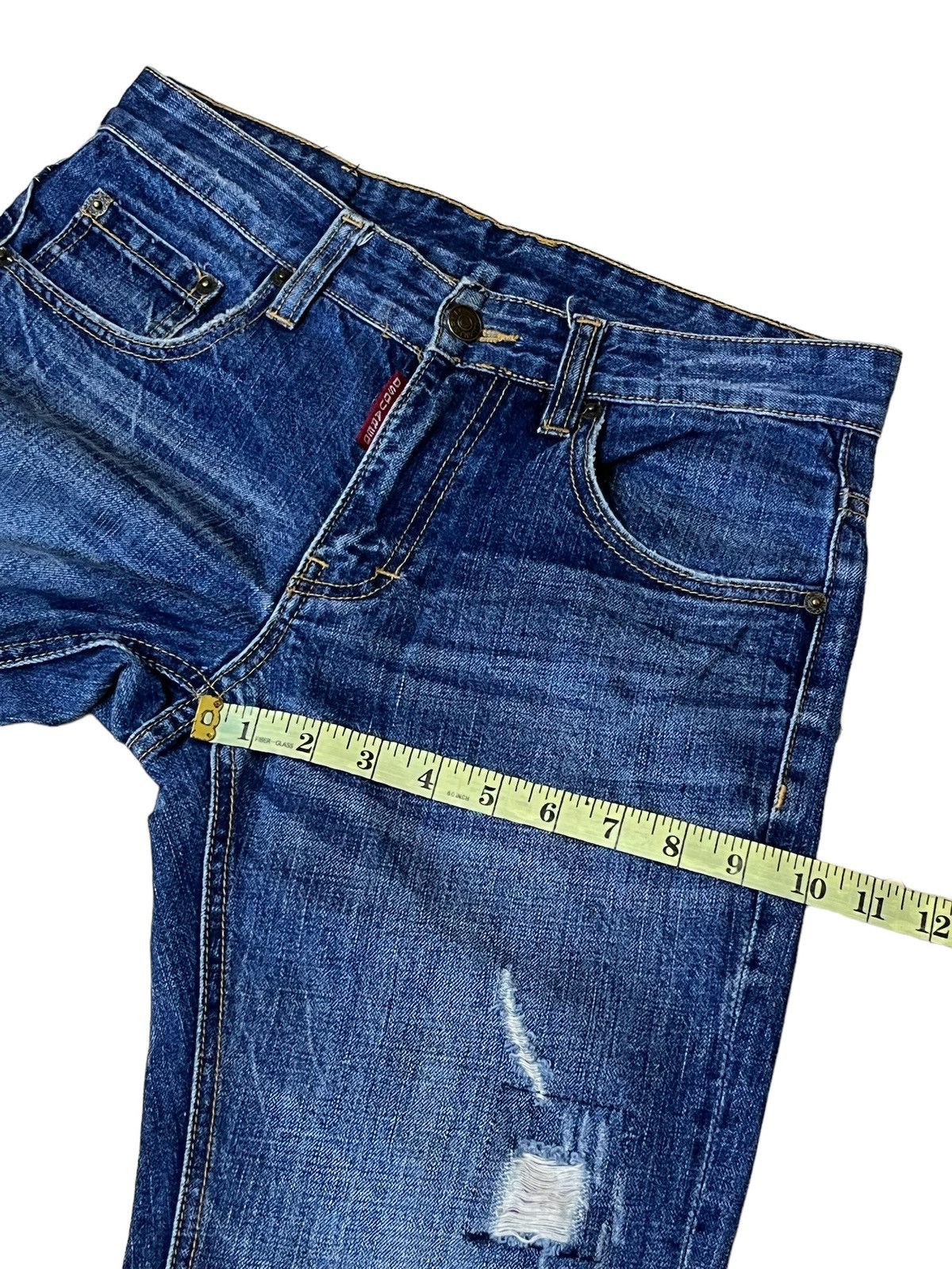 Dsquared2 SICK🔥DSQUARED2 JEAN SLIM FIT DISTRESSED STYLE JEANS Size US 30 / EU 46 - 16 Thumbnail