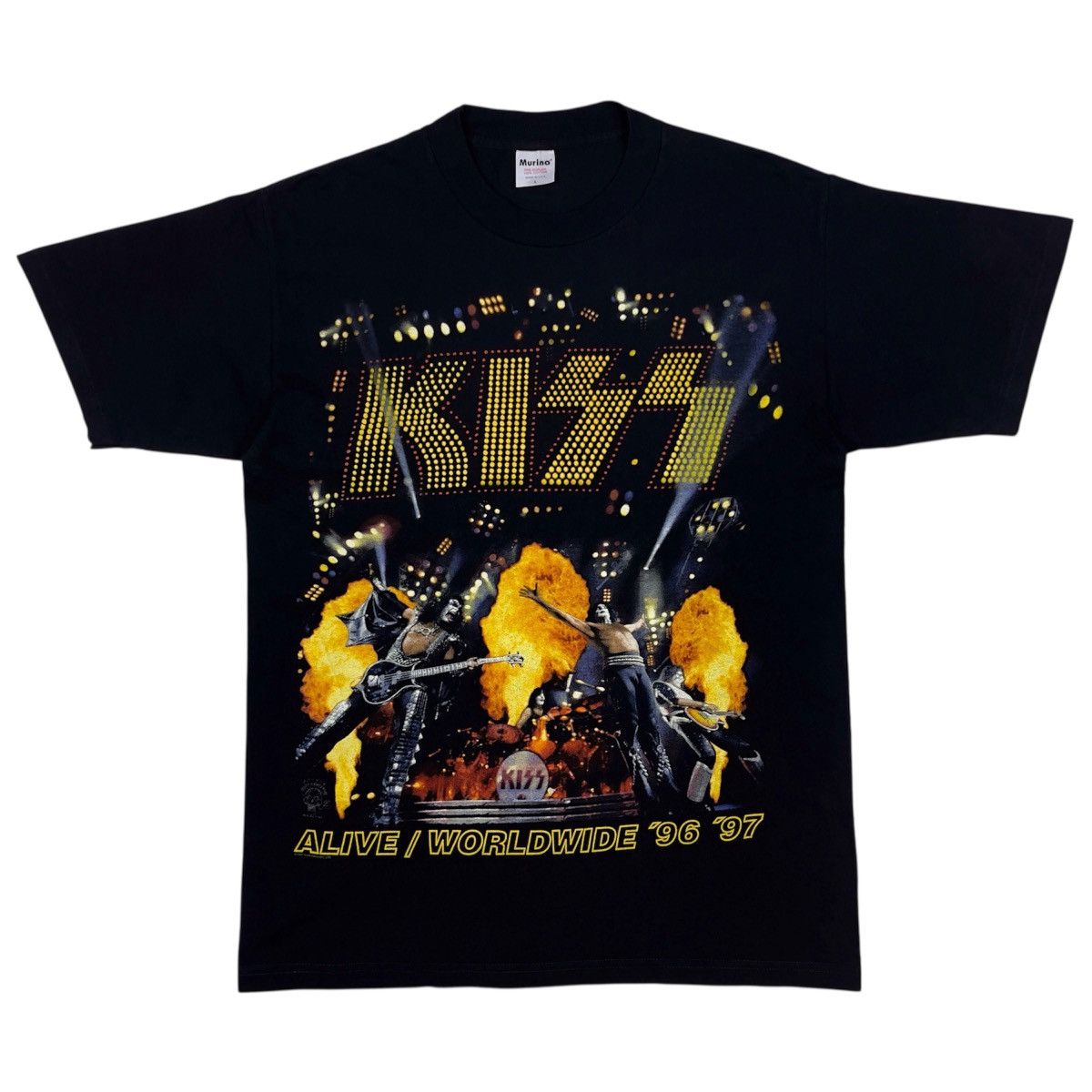 KISS 90’s Vintage KISS Alive 1996 1997 Tour Merch T-Shirt Size US L / EU 52-54 / 3 - 3 Thumbnail
