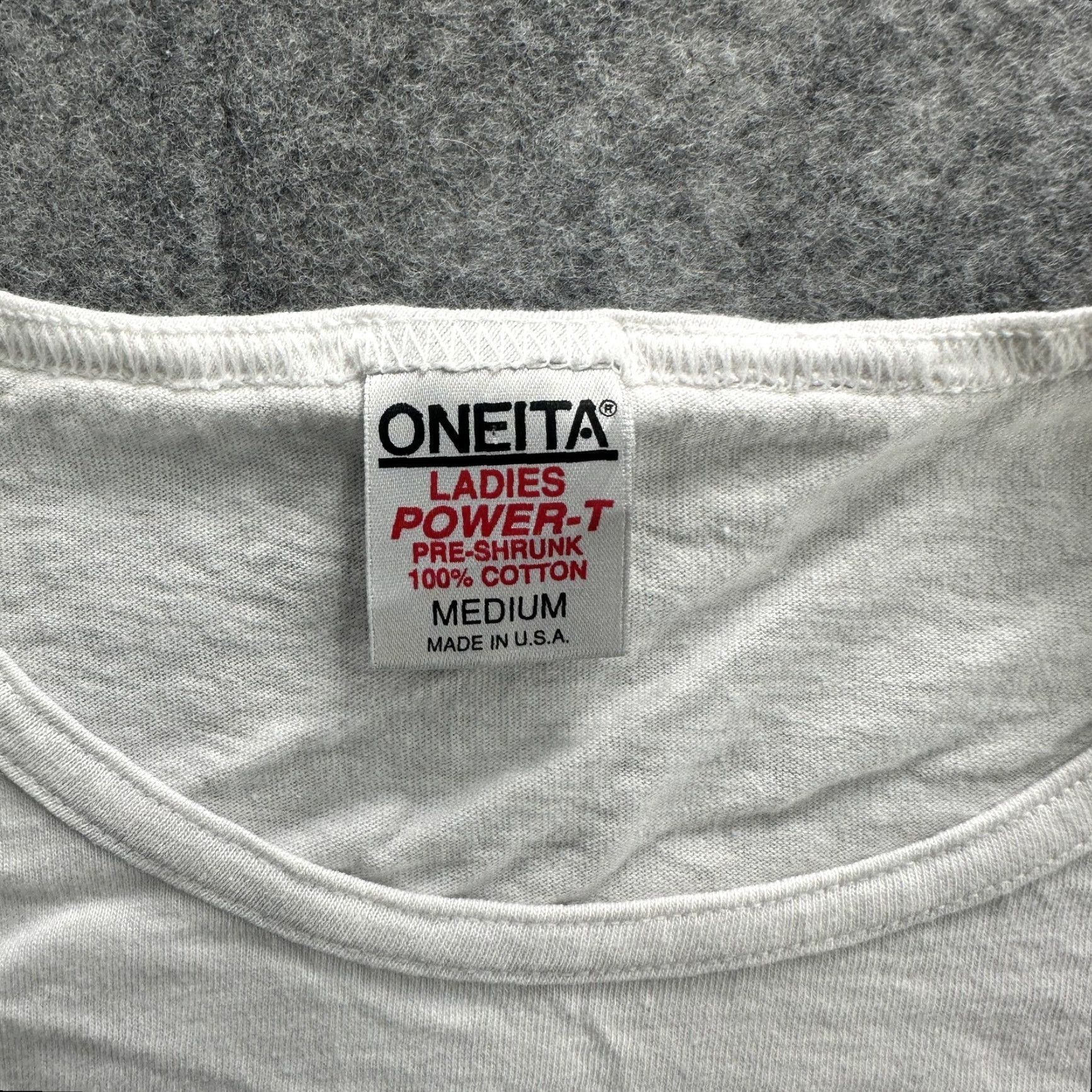 Vintage VINTAGE Oneita Florida Shirt Beach Umbrella Sailboat Graphic 90s USA Women’s Medium White T-Shirt Adult Womens Size M / US 6-8 / IT 42-44 - 5 Thumbnail