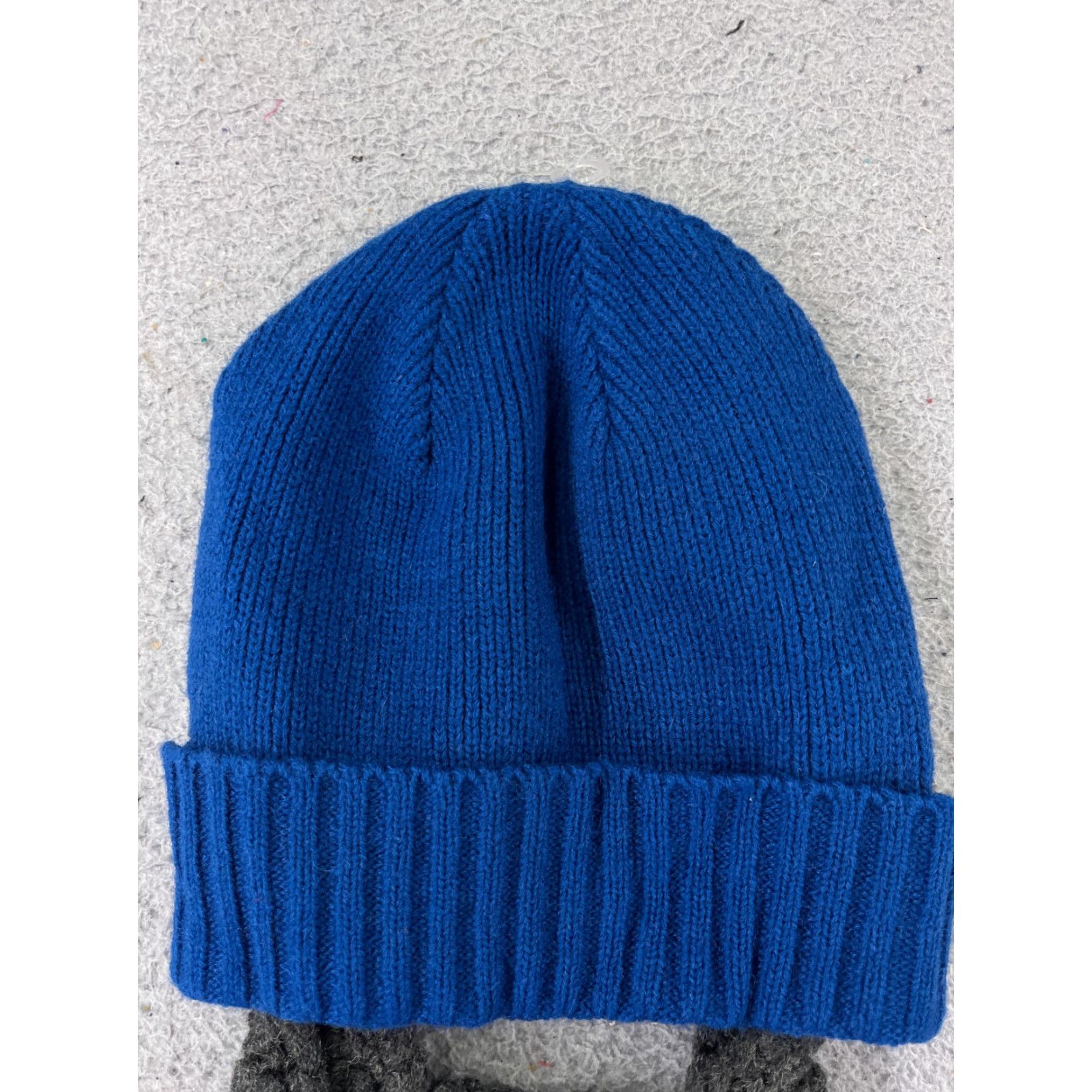American Eagle Outfitters American Eagle Beanie Toque Adult One Size Blue Gray Knit Wool Blend Beard Size ONE SIZE - 5 Thumbnail