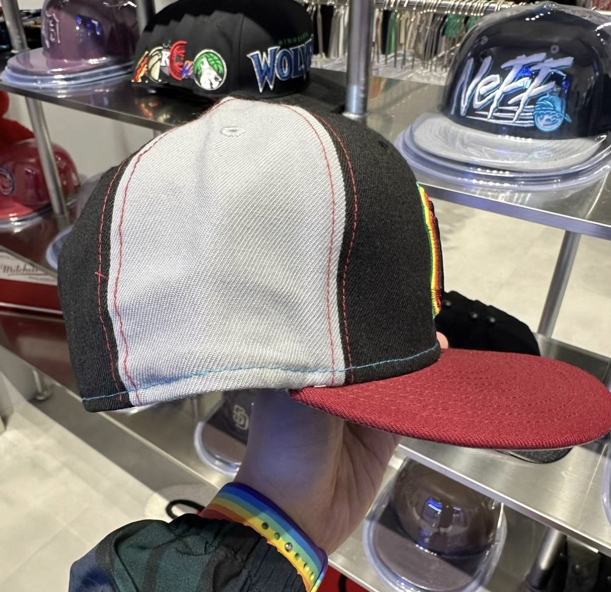 New Era New Era MLB New York Block Flat Brim Baseball Cap J32 Size ONE SIZE - 3 Thumbnail