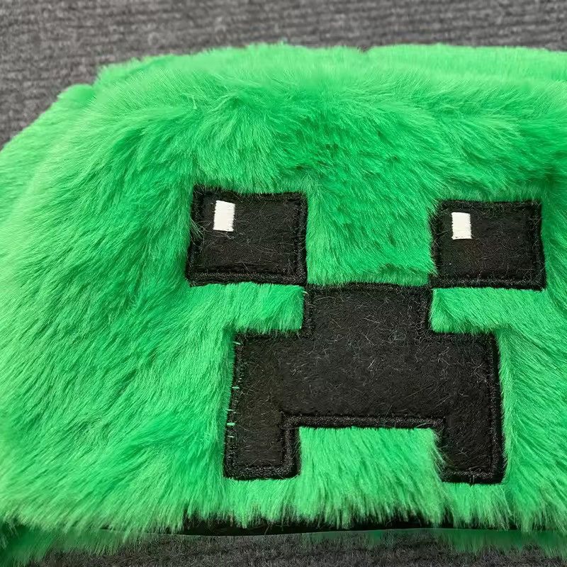 Japanese Brand Game Cartoon Minecraft Sheep Ushanka Autumn Winter Warm Hat Size ONE SIZE - 6 Thumbnail