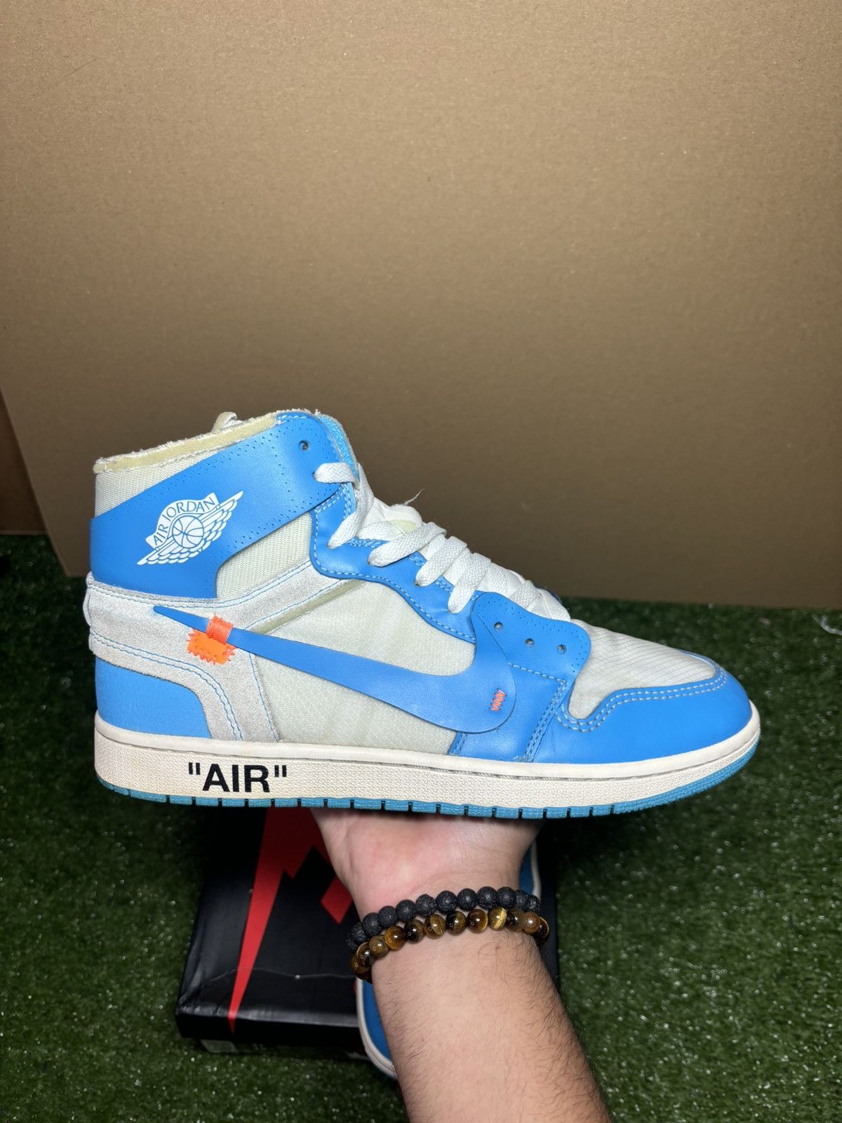 Jordan Brand × Off-White Jordan 1 offwhite University blue Size US 11 / EU 44 - 5 Thumbnail
