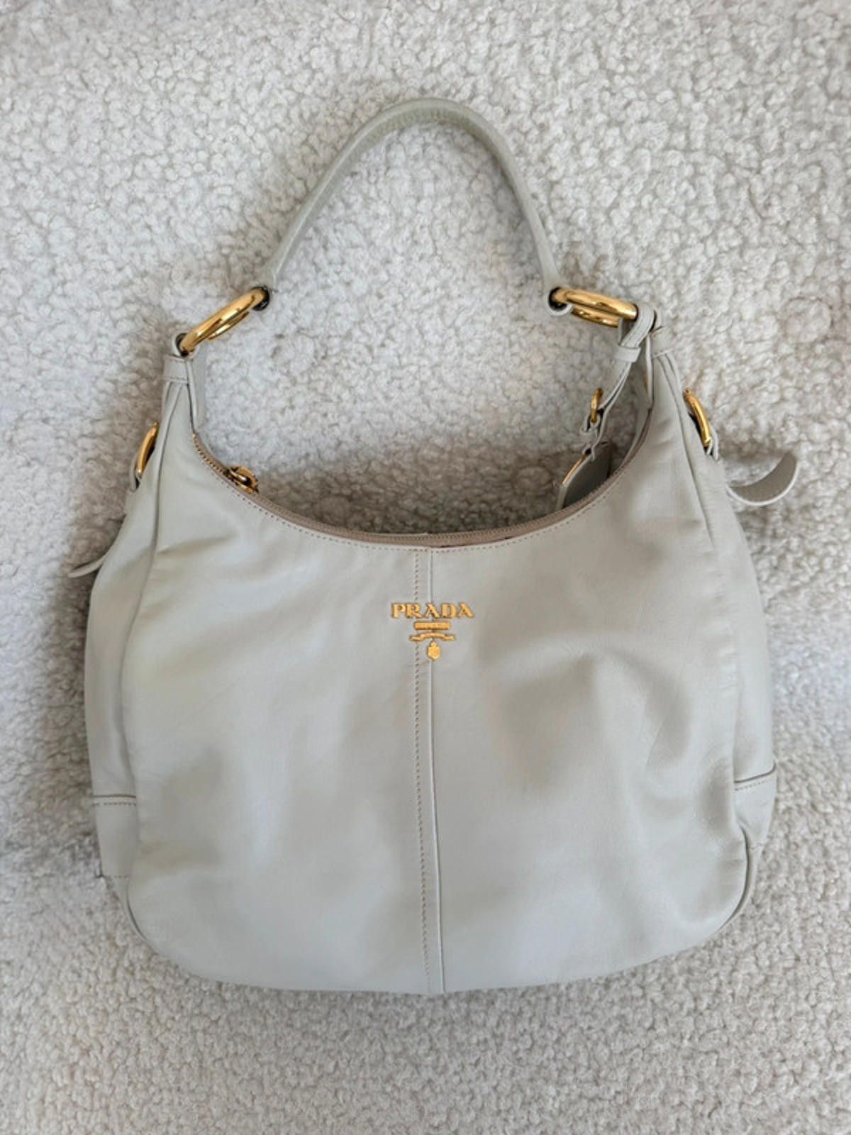 Prada Prada Vitello Daino Hobo Bag Size ONE SIZE - 1 Thumbnail