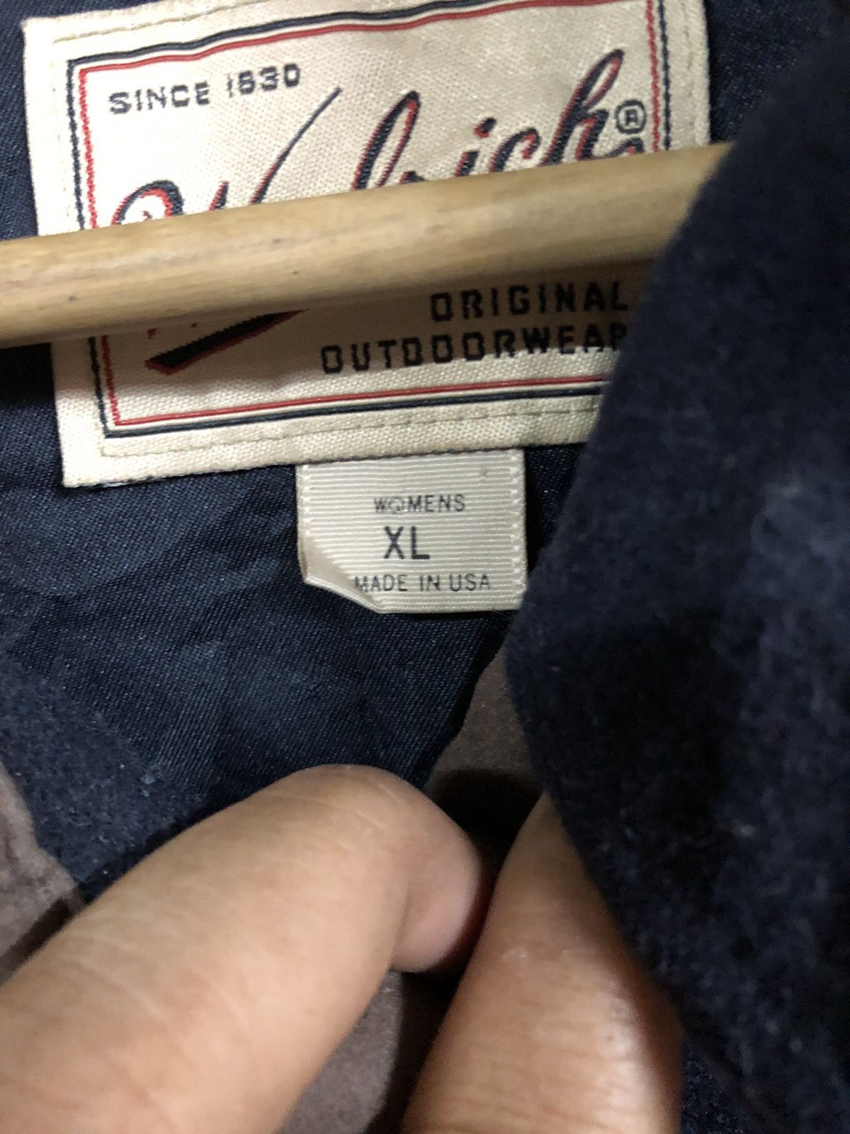 Vintage × Woolrich Woolen Mills Vintage 80’s Woolrich Wool Long Jacket Size XL / US 12-14 / IT 48-50 - 5 Thumbnail