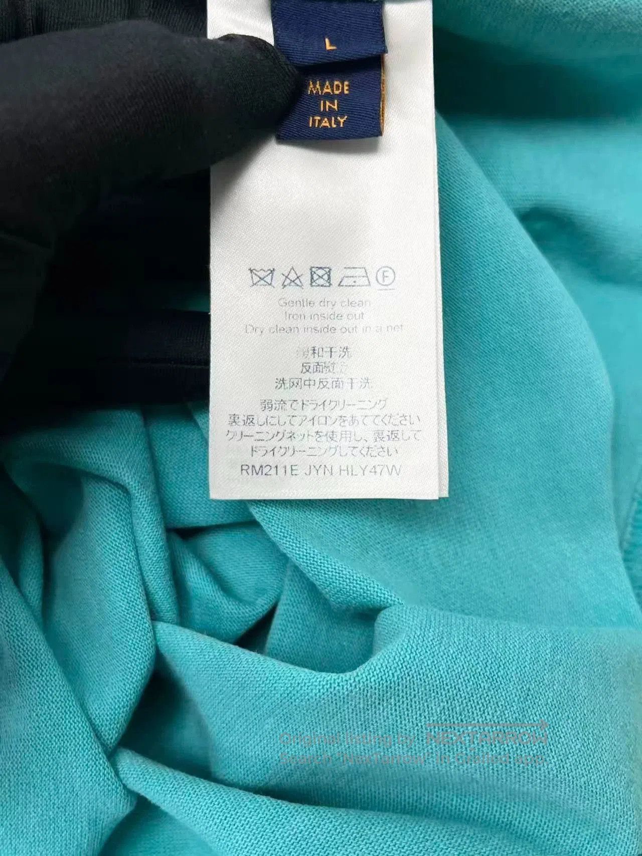 Louis Vuitton Louis Vuitton Green Logo Short Sleeve Tee. Size US L / EU 52-54 / 3 - 6 Thumbnail