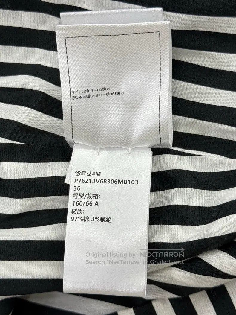 Chanel Chanel 24M coco beach striped full double c logo glitter s Size 24" / US 00 / IT 34 - 9 Thumbnail