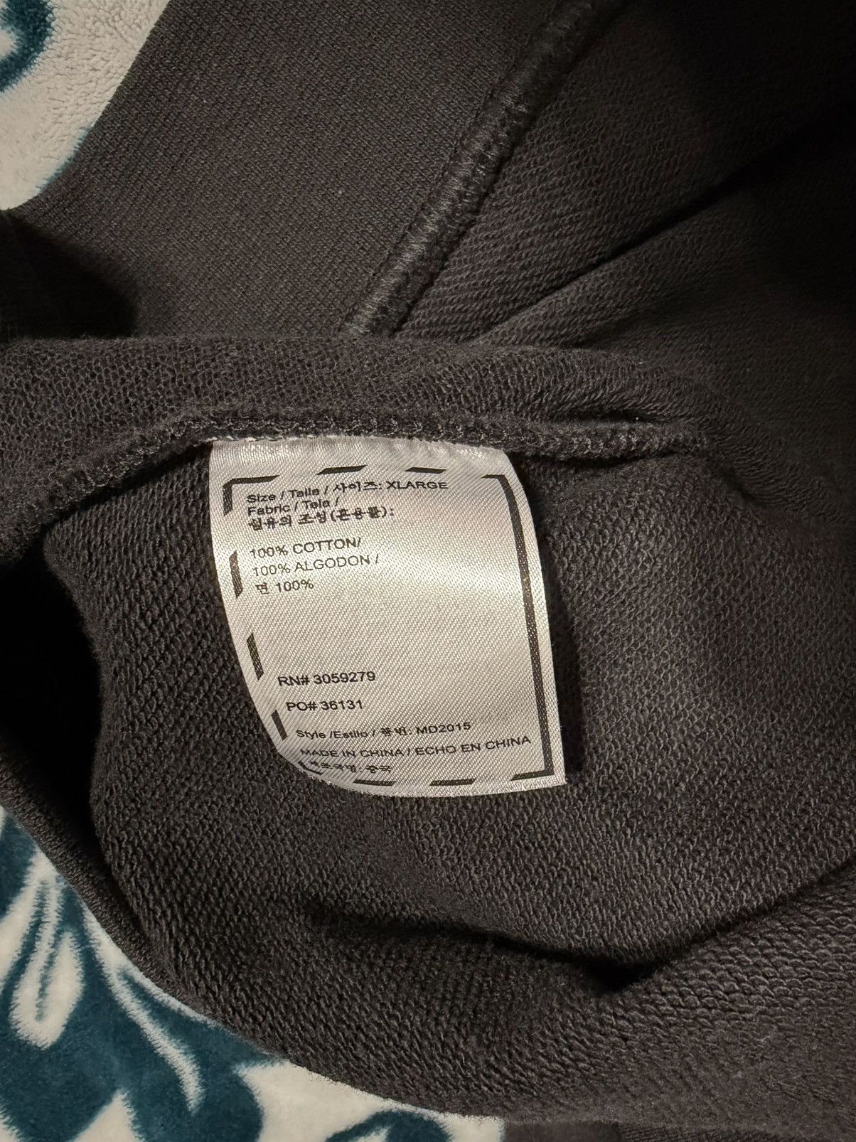 Revenge Revenge FV Zip Black/Blue Size US XL / EU 56 / 4 - 6 Thumbnail