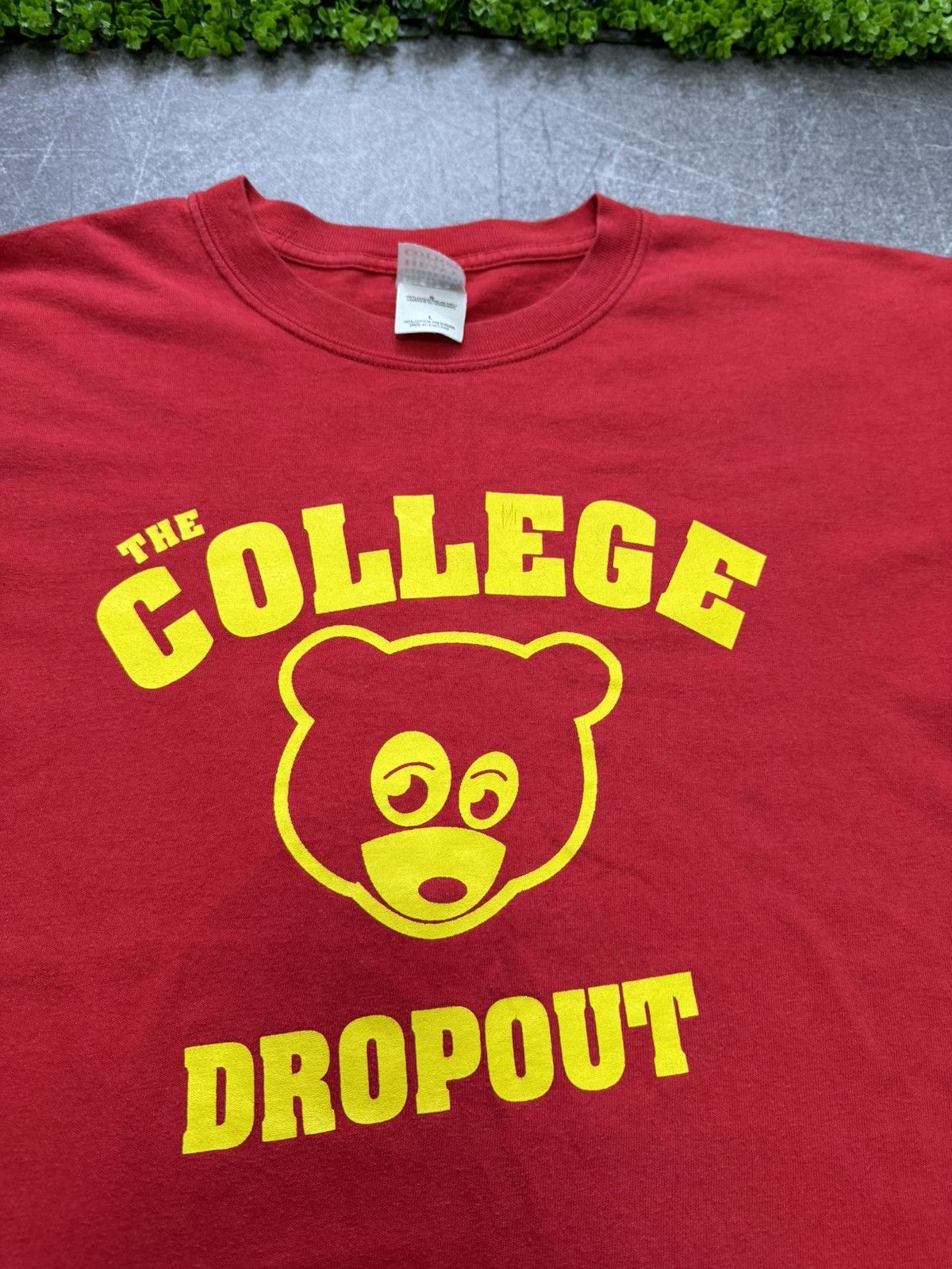 Band Tees × Rap Tees × Vintage The College Dropout 2004 Promo Shirt Kanye West Yeezus Size US L / EU 52-54 / 3 - 10 Thumbnail