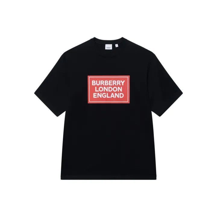 Burberry Burberry Black Graphic Print Short Sleeve Tee-250