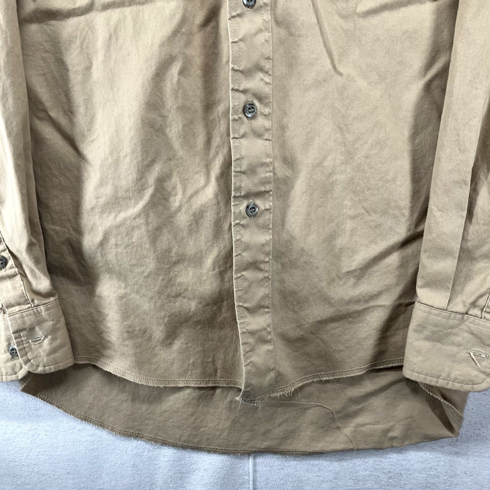 Wrangler Vintage Wrangler Western Shirt Mens Medium Solid Brown 90s Cowboy Casual Workwear Size US M / EU 48-50 / 2 - 7 Thumbnail